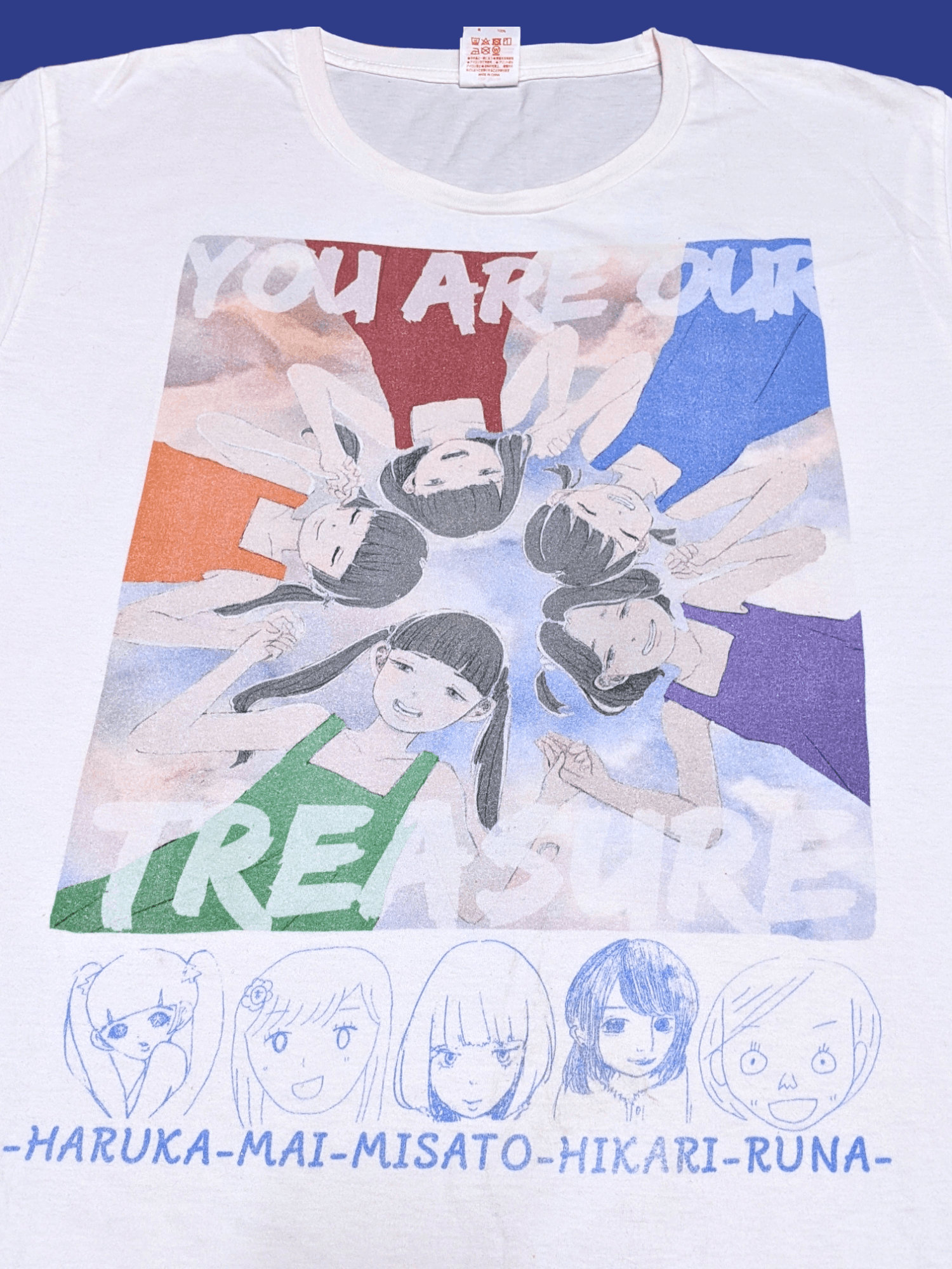 Vintage Japanese Anime Girl TwinTail Association T shirt