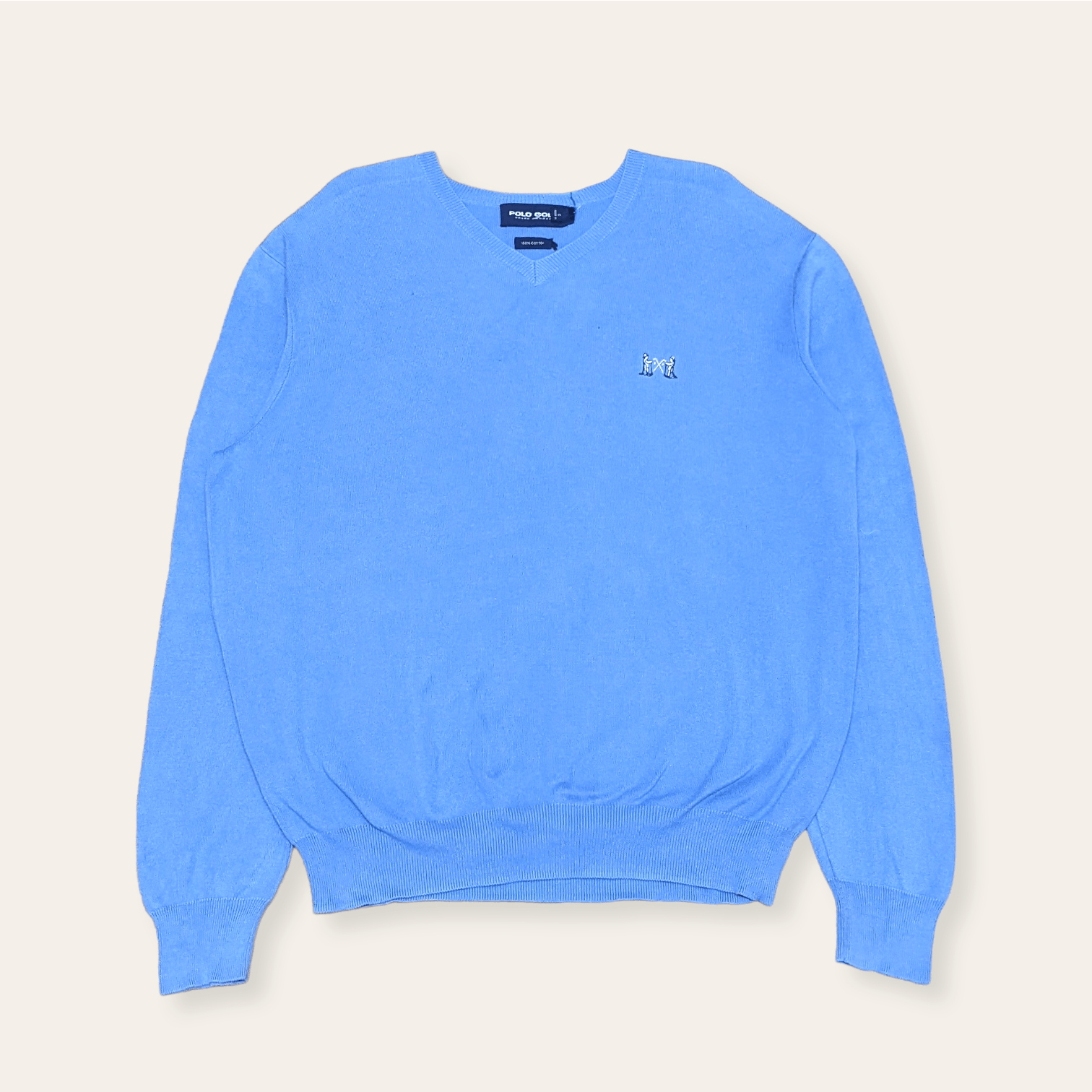 Vintage 90s Polo Ralph Lauren Golf Tonal Essential Sweater