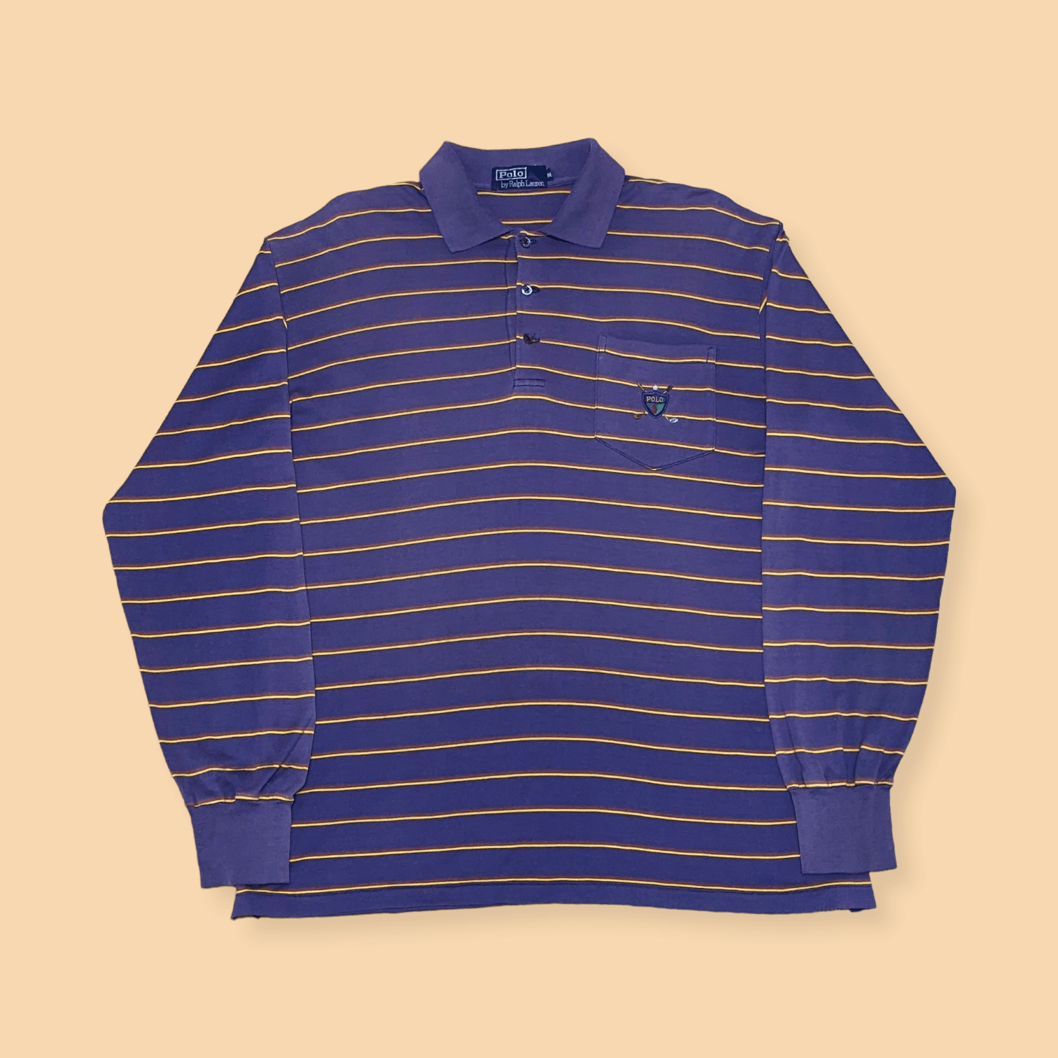 Polo Ralph Lauren × Ralph Lauren × Vintage Vintage 80s/90s Polo Ralph Lauren Striped Longsleeve T shirt Size US L / EU 52-54 / 3 - 1 Thumbnail