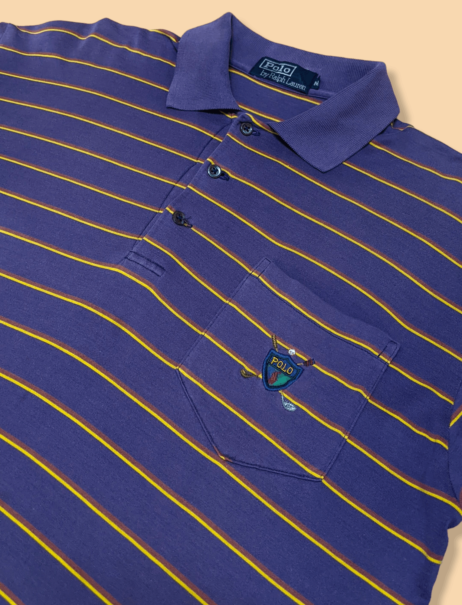 Polo Ralph Lauren × Ralph Lauren × Vintage Vintage 80s/90s Polo Ralph Lauren Striped Longsleeve T shirt Size US L / EU 52-54 / 3 - 5 Thumbnail