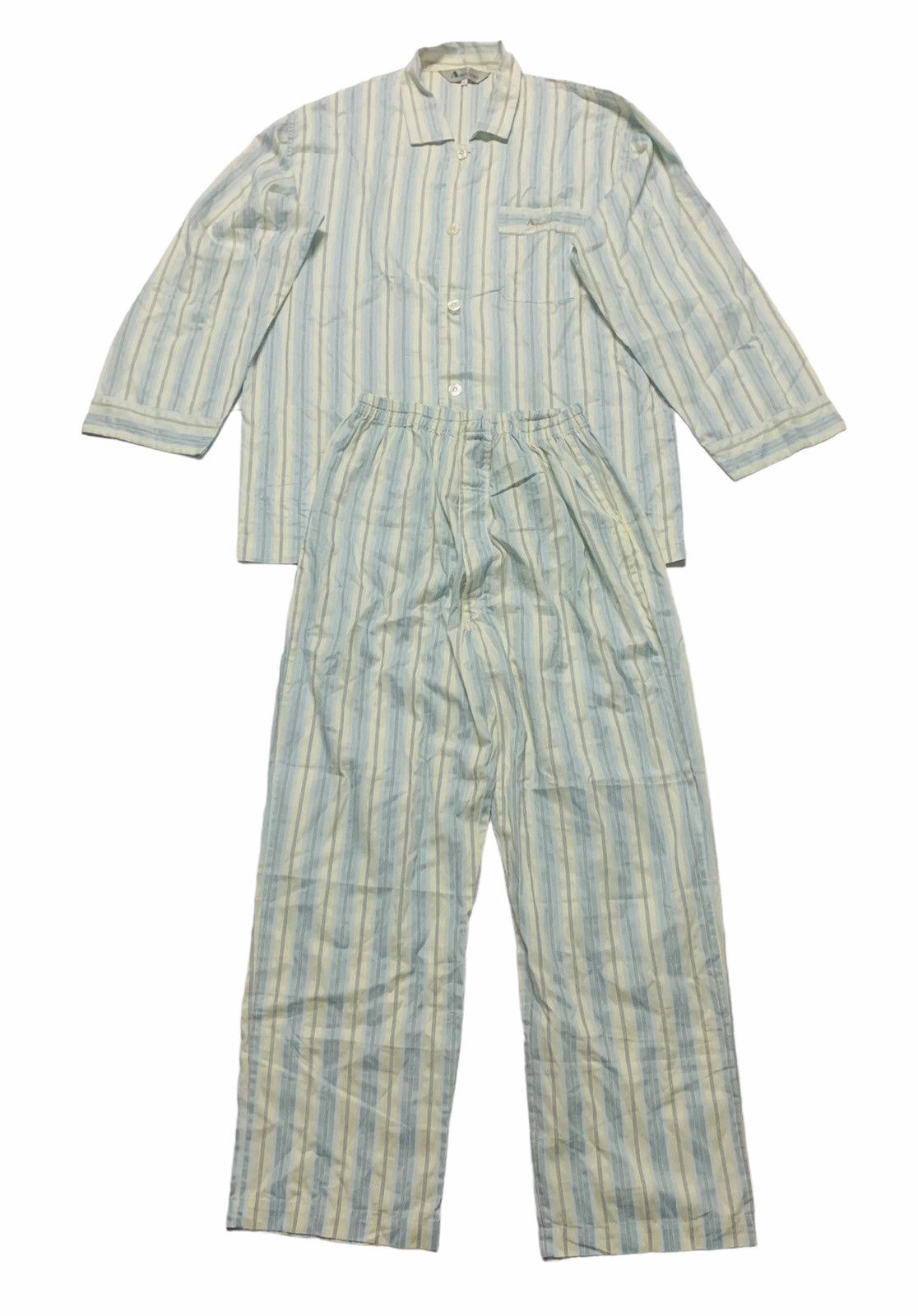 Vintage Vintage Aquascutum of London stripe one set pyjamas | Grailed