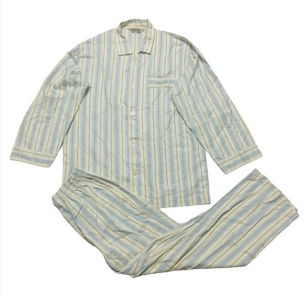 Vintage Vintage Aquascutum of London stripe one set pyjamas | Grailed