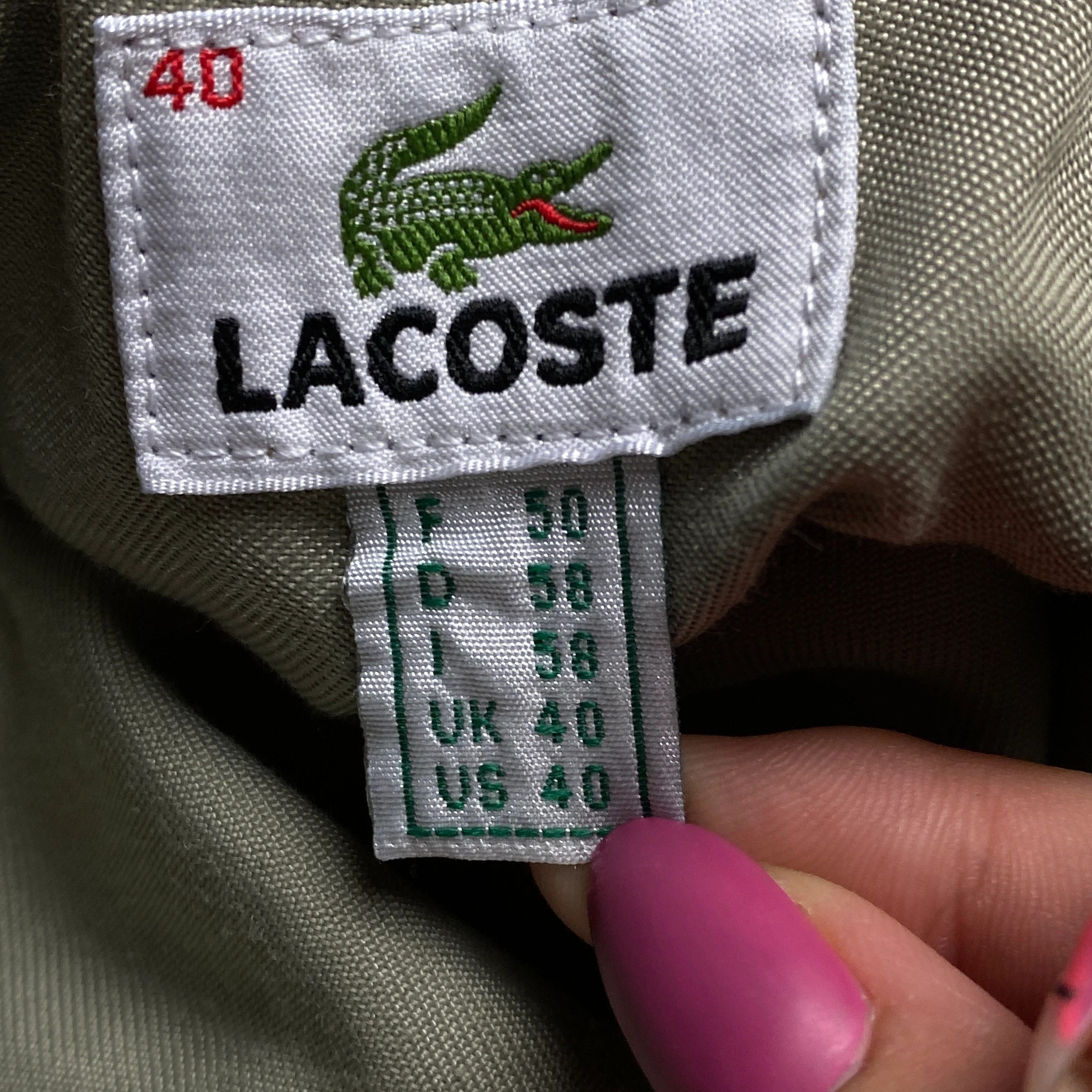 Lacoste × Vintage Mens Pants Lacoste Vintage Size 40 Size US 40 / EU 56 - 8 Thumbnail