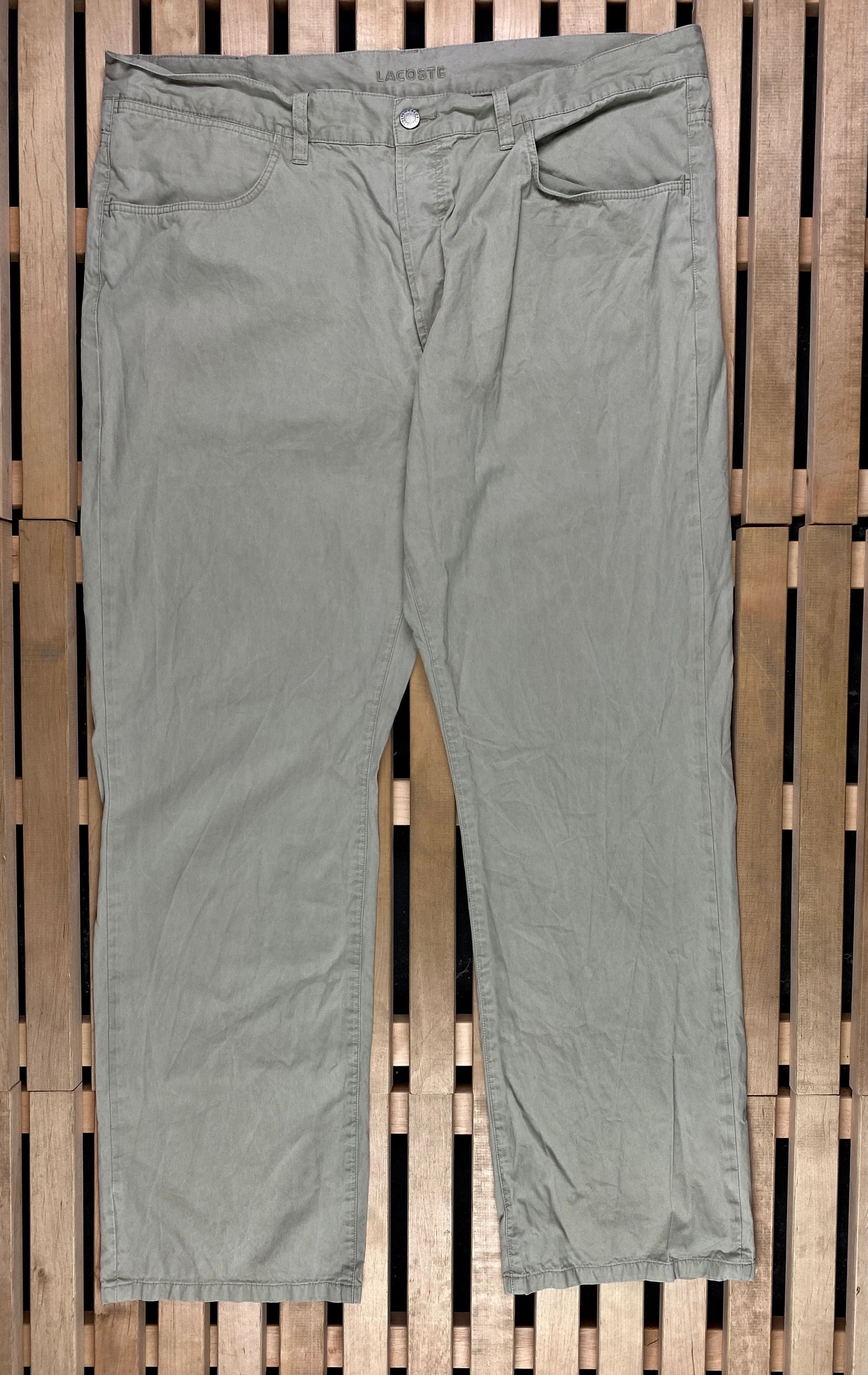Lacoste × Vintage Mens Pants Lacoste Vintage Size 40 Size US 40 / EU 56 - 1 Thumbnail