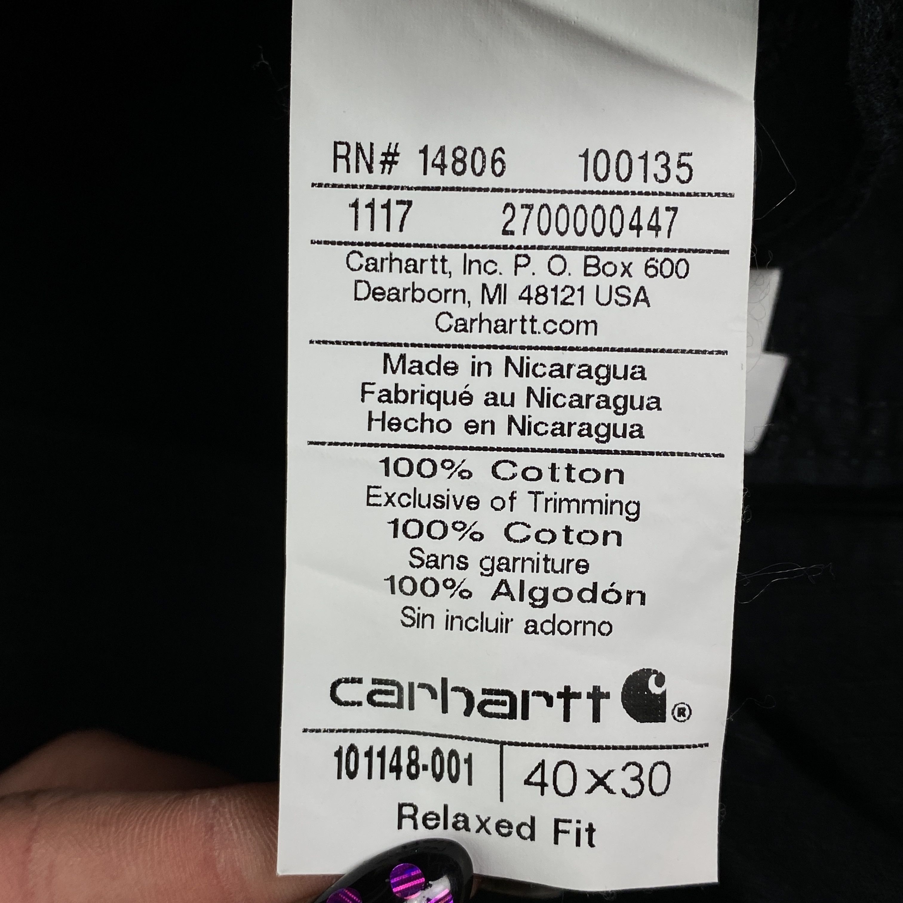 Carhartt × Carhartt Wip × Vintage Mens Work Pants Cargo Carhartt Vintage Size 40 Size US 40 / EU 56 - 10 Thumbnail