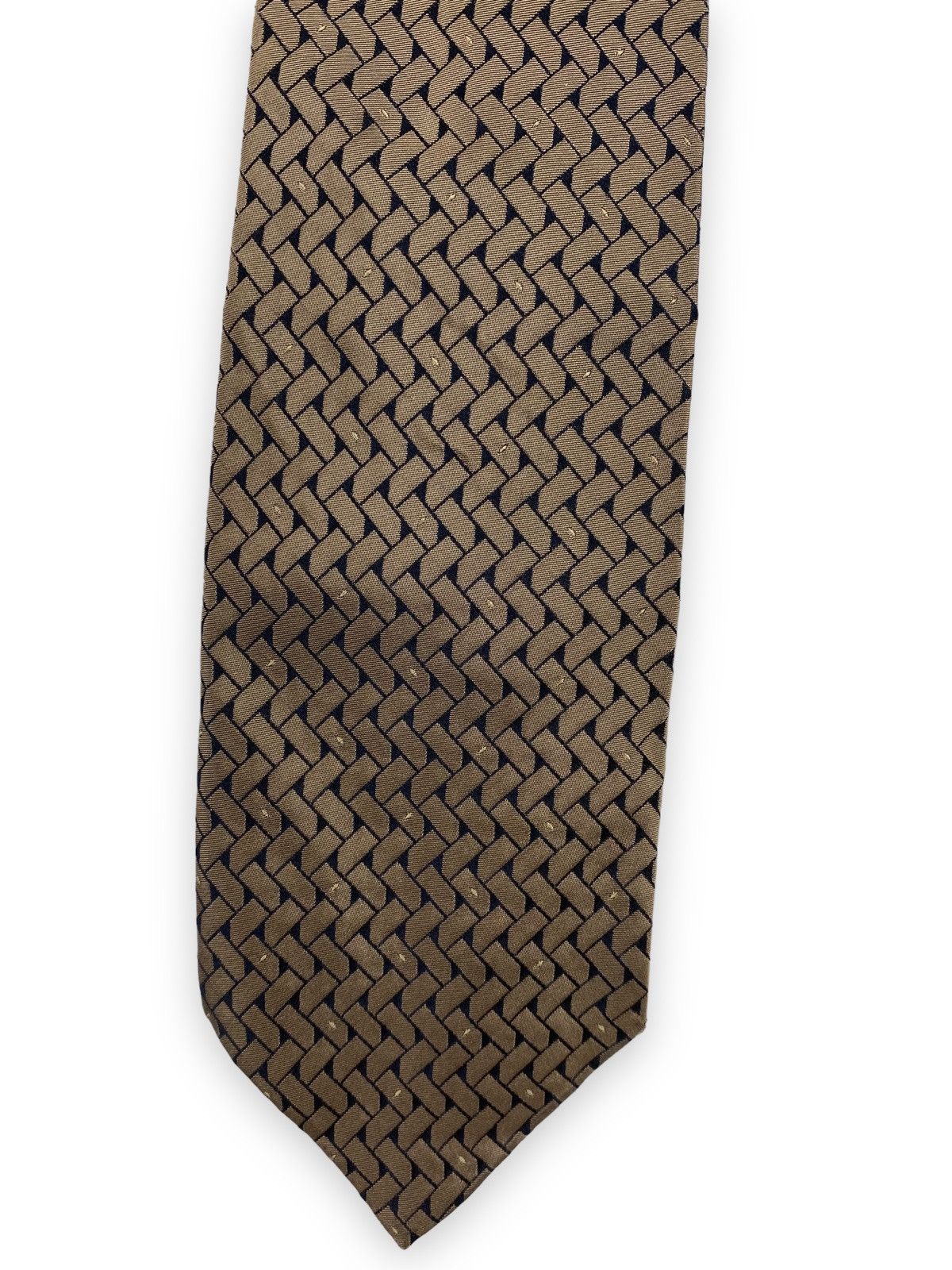 Burberry × Vintage Mens Luxury Vintage Burberry Tie Size ONE SIZE - 3 Thumbnail