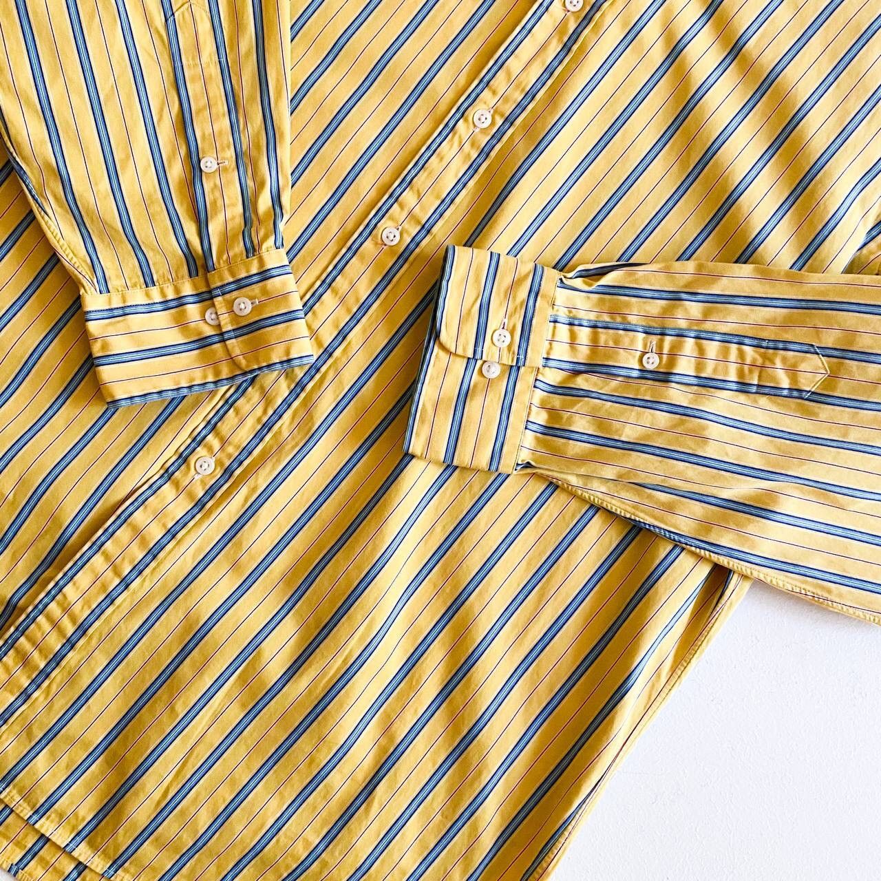 Polo Ralph Lauren × Ralph Lauren × Vintage Polo Ralph Lauren Vintage Stripped Shirt Size US L / EU 52-54 / 3 - 7 Thumbnail