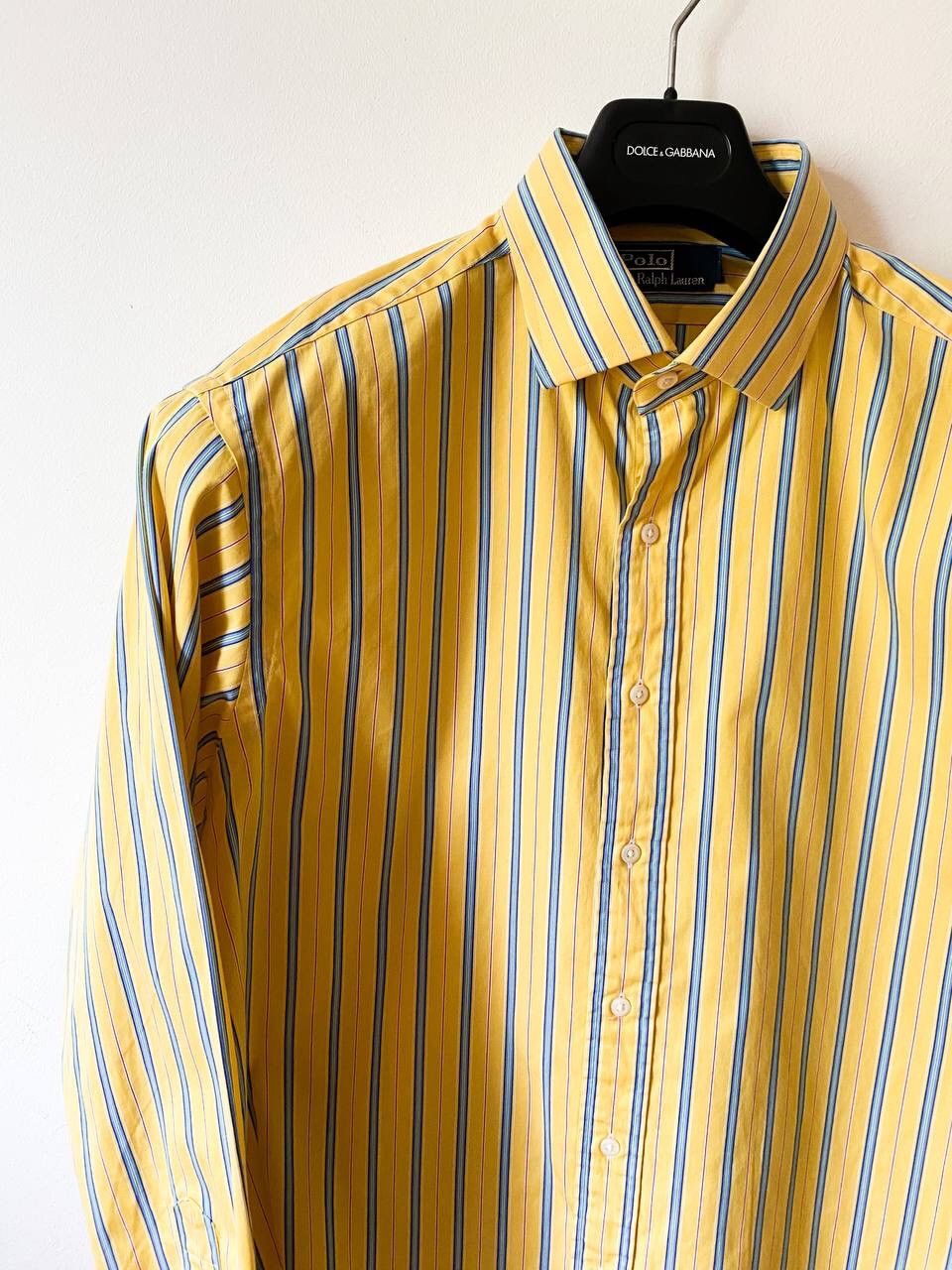 Polo Ralph Lauren × Ralph Lauren × Vintage Polo Ralph Lauren Vintage Stripped Shirt Size US L / EU 52-54 / 3 - 3 Thumbnail
