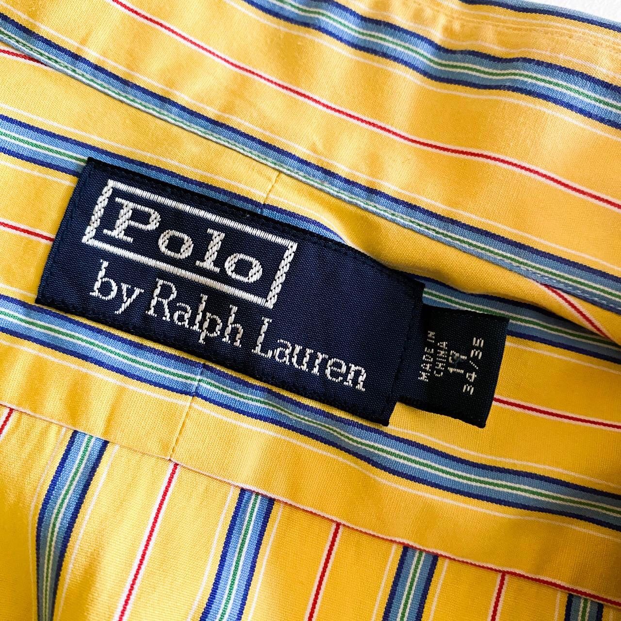 Polo Ralph Lauren × Ralph Lauren × Vintage Polo Ralph Lauren Vintage Stripped Shirt Size US L / EU 52-54 / 3 - 8 Thumbnail