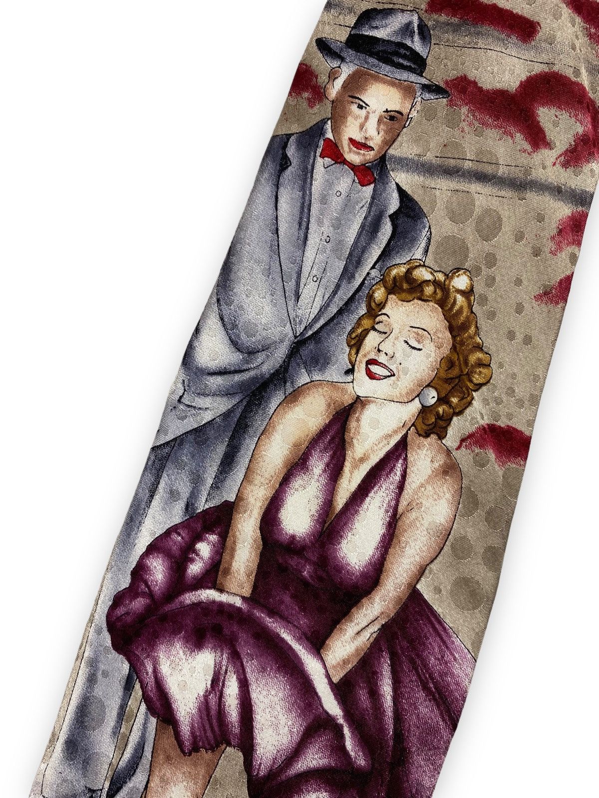 Vintage 1993 Vintage Marilyn Monroe Tie Made In USA Size ONE SIZE - 4 Thumbnail