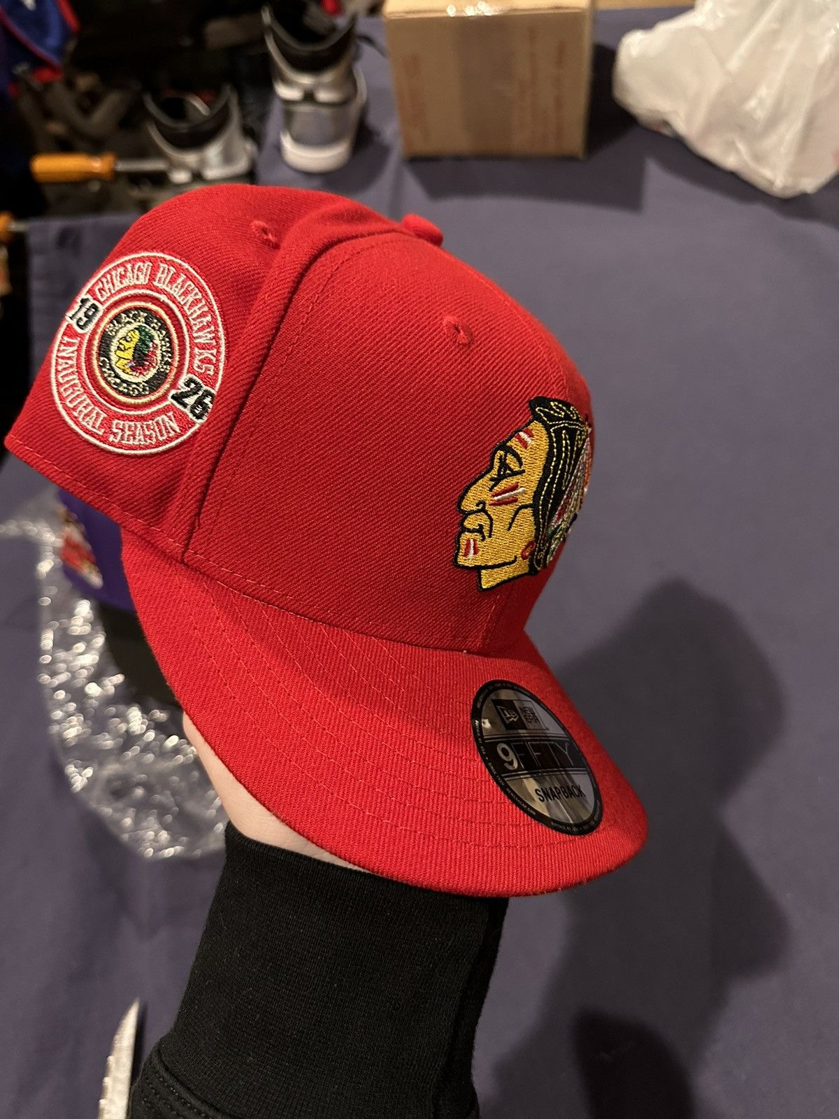 New Era New era 9fifty Chicago Blackhawks snap back Size ONE SIZE - 2 Thumbnail