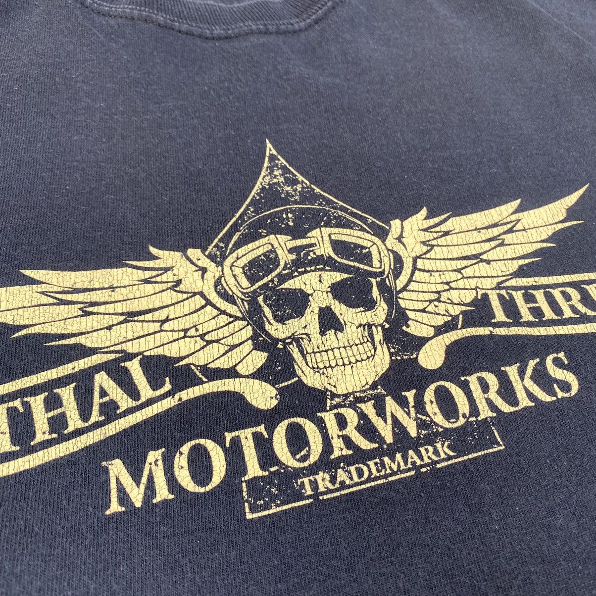 Harley Davidson Vintage Lethal Threat Motorworks Longsleeve 3d emblem Hype Size US XL / EU 56 / 4 - 5 Thumbnail