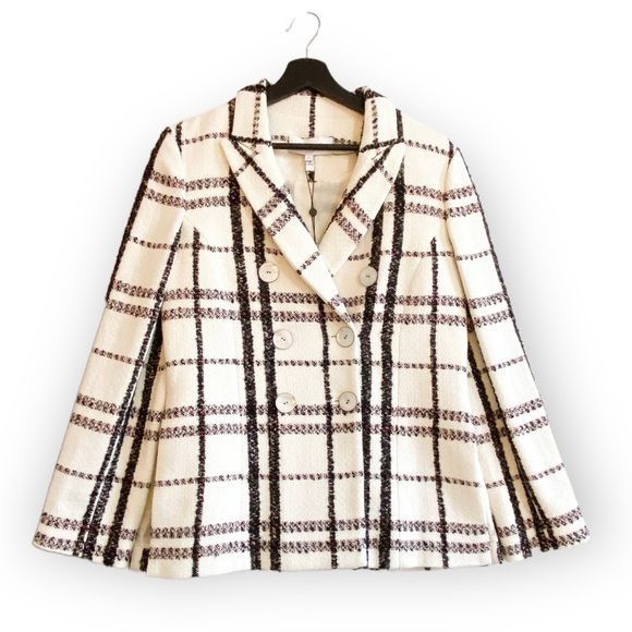 Derek Lam 10 Crosby NWT DEREK LAM 10 CROSBY Jacket, Plaid double breasted jacket Size M / US 6-8 / IT 42-44 - 1 Thumbnail