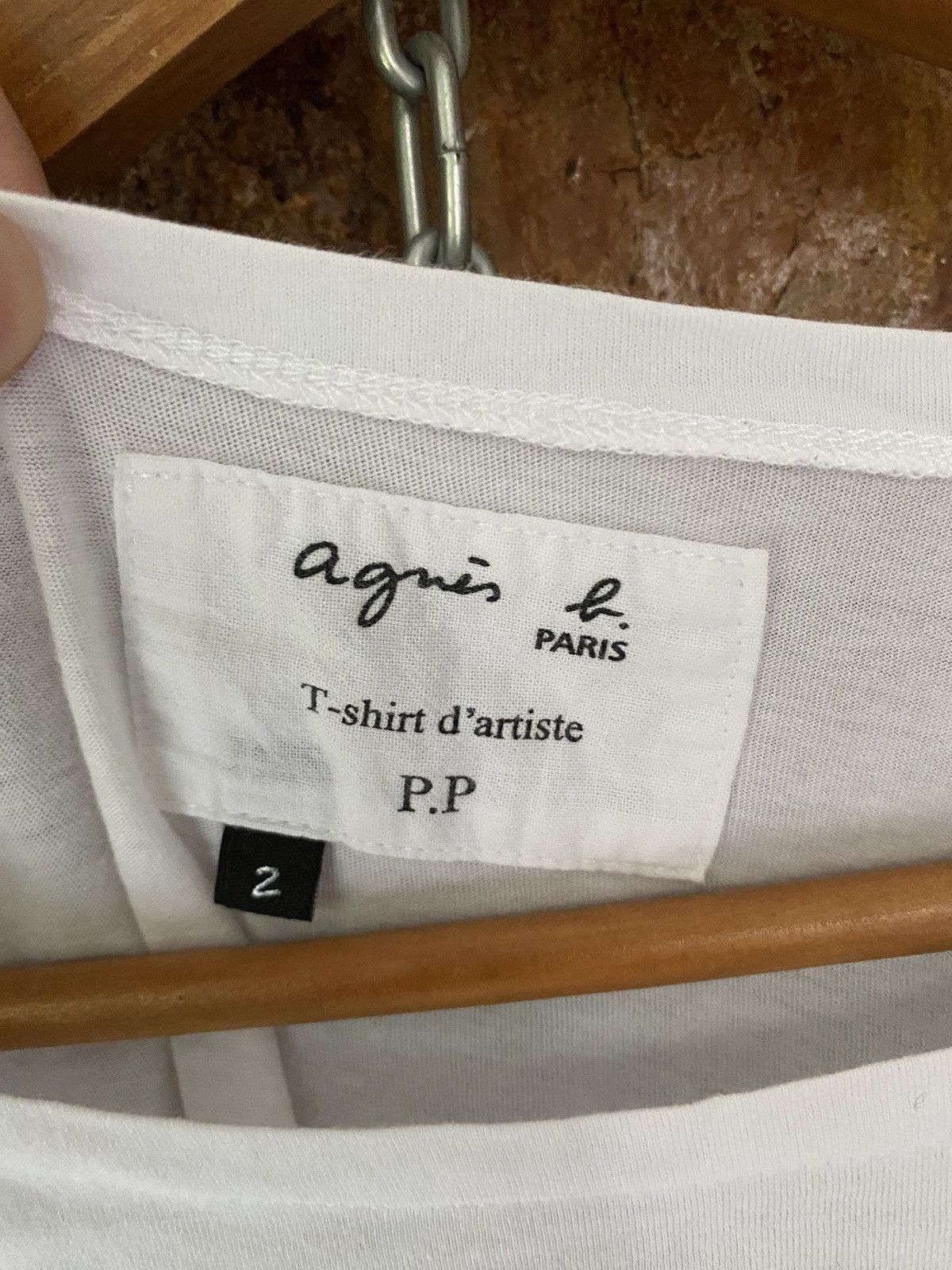 Japanese Brand × Junya Watanabe × agnes b. Vtg Agnes B Artis REVE tee Size US M / EU 48-50 / 2 - 6 Thumbnail