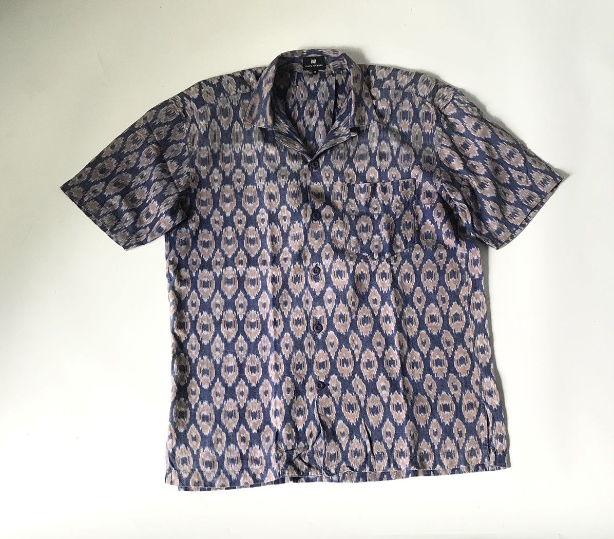Vintage Issey miyake ethnic camp shirt