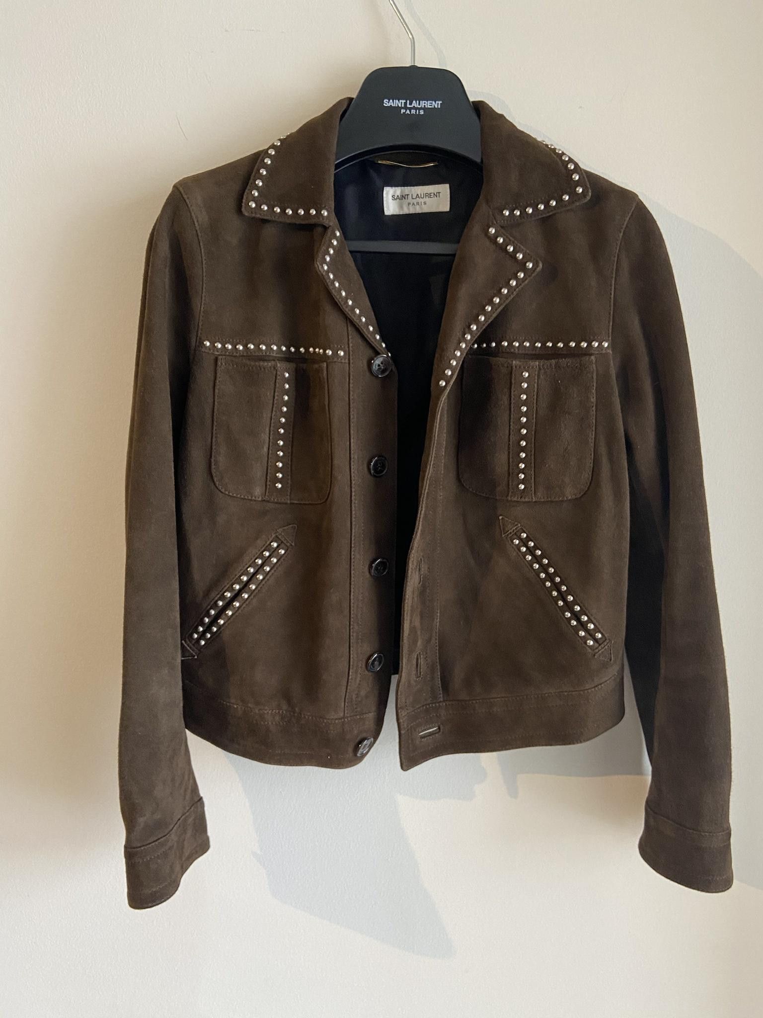Hedi slimane leather jacket hot sale