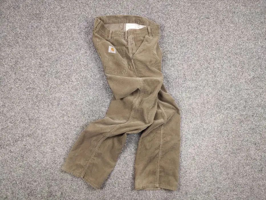 Carhartt Vintage 90's Carhartt simple Corduroy Faded Beige Pants Size US 32 / EU 48 - 5 Thumbnail