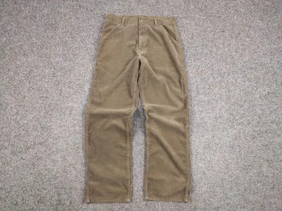 Carhartt Vintage 90's Carhartt simple Corduroy Faded Beige Pants Size US 32 / EU 48 - 4 Thumbnail