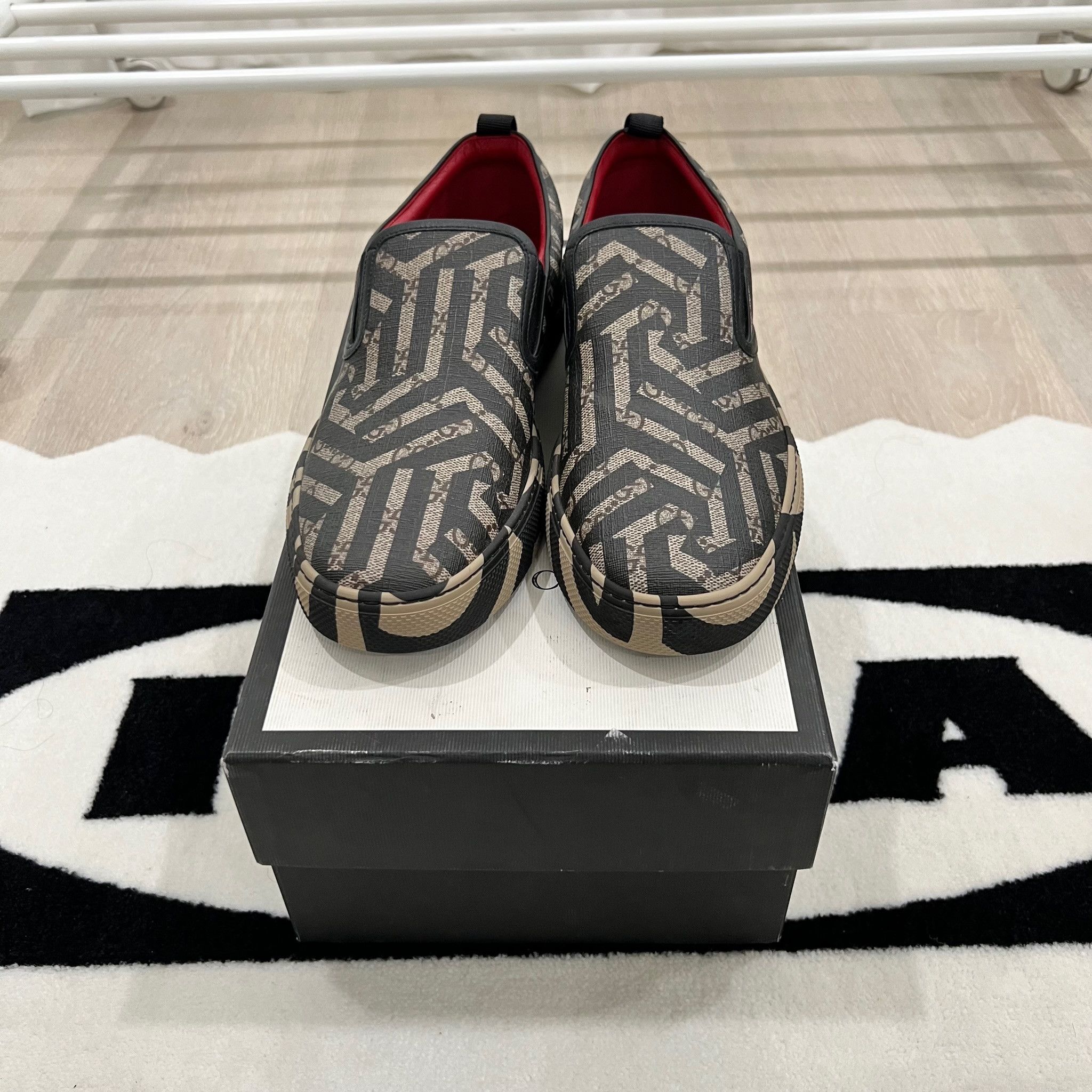 Gucci Gucci Dublin Caleido Nero Canvas GG Logo Loafer  display picture 1