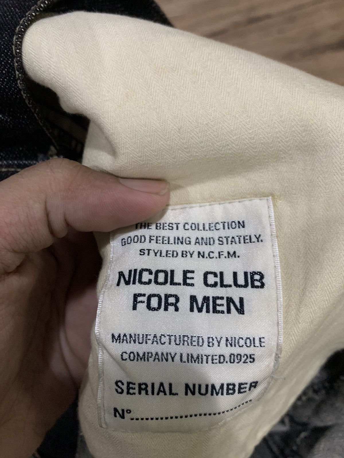 Other RARE NICOLE CLUB FOR MEN JAPANESE ARCHIVE JEANS Size US 30 / EU 46 - 13 Thumbnail
