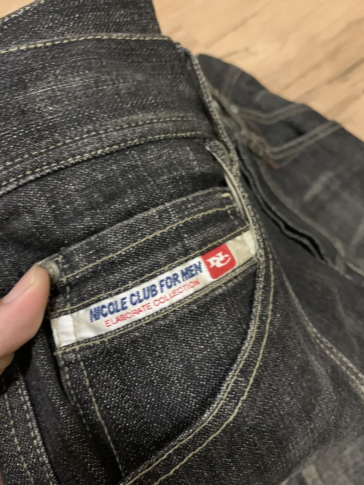 Other RARE NICOLE CLUB FOR MEN JAPANESE ARCHIVE JEANS Size US 30 / EU 46 - 10 Thumbnail