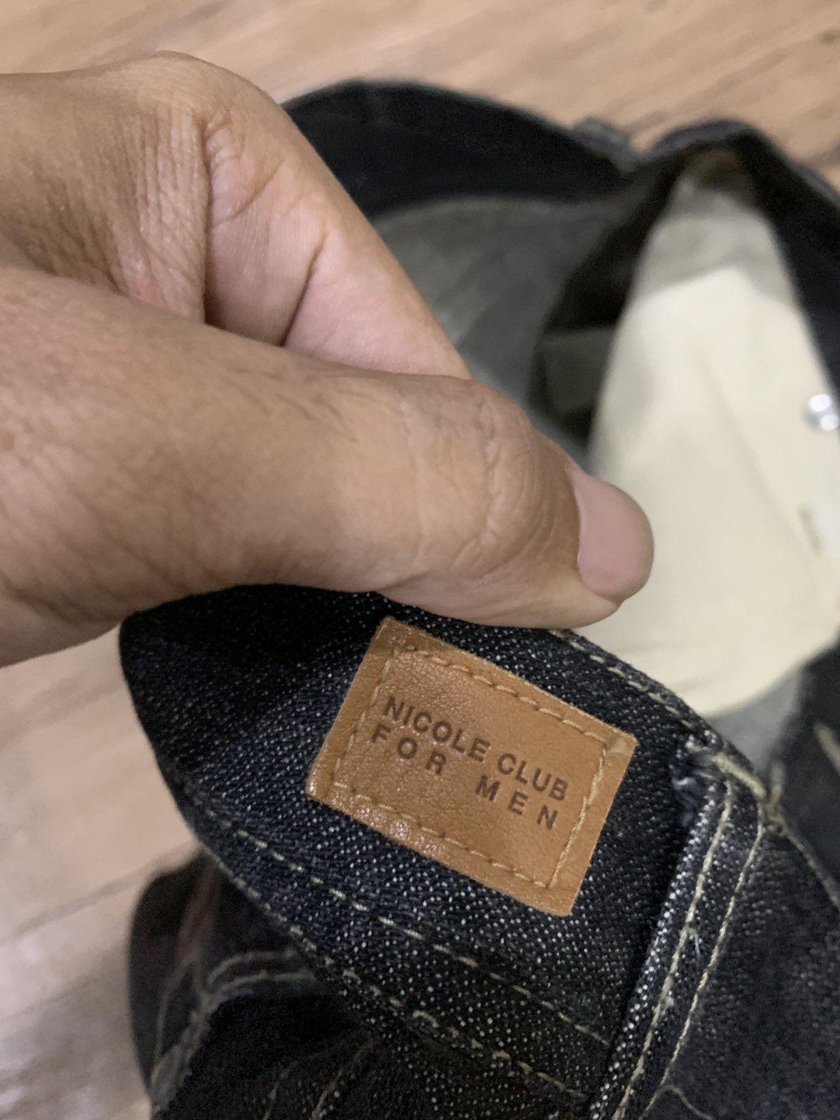 Other RARE NICOLE CLUB FOR MEN JAPANESE ARCHIVE JEANS Size US 30 / EU 46 - 12 Thumbnail