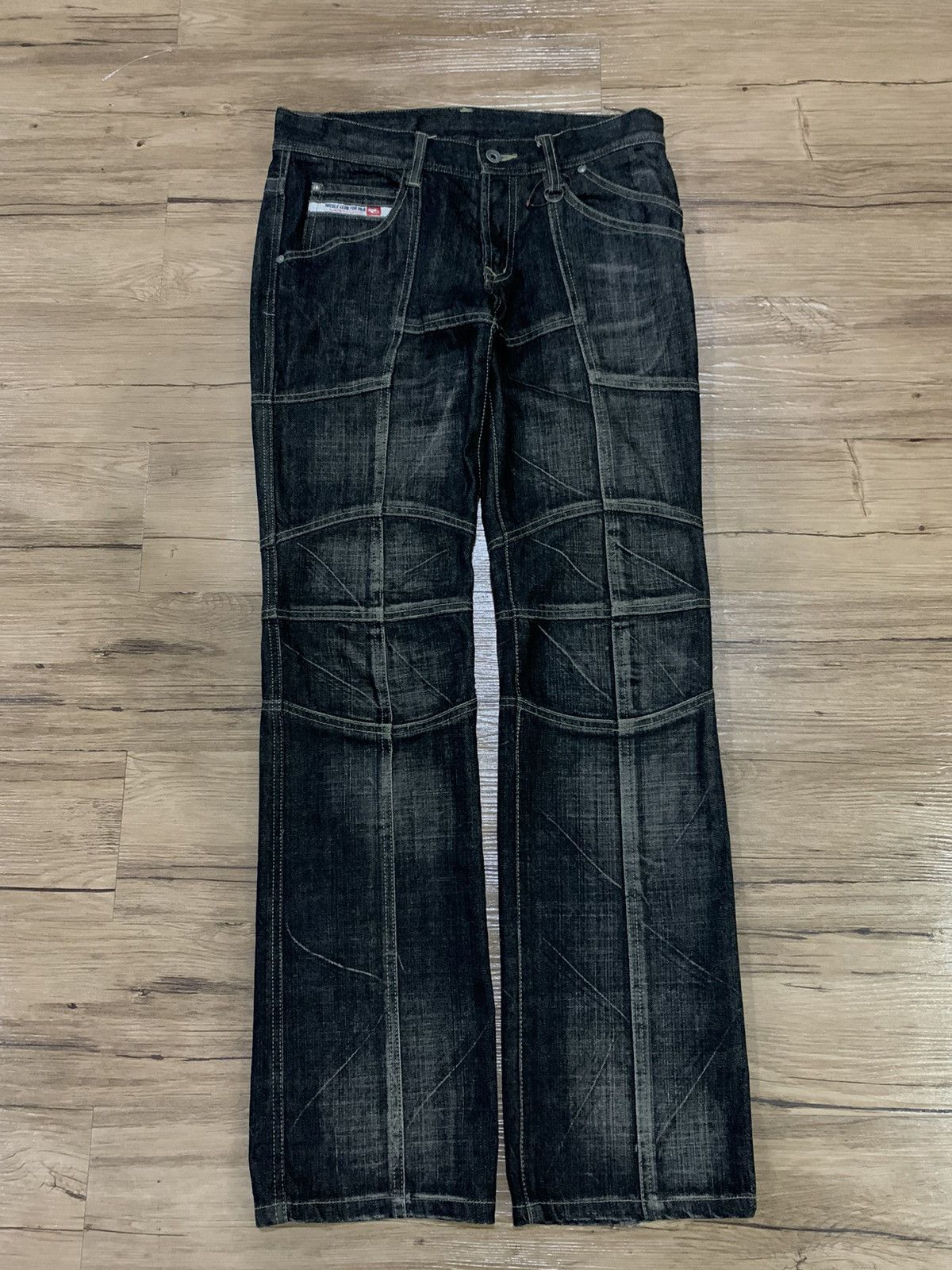Other Goar Archive Black Zipper Jeans | Grailed