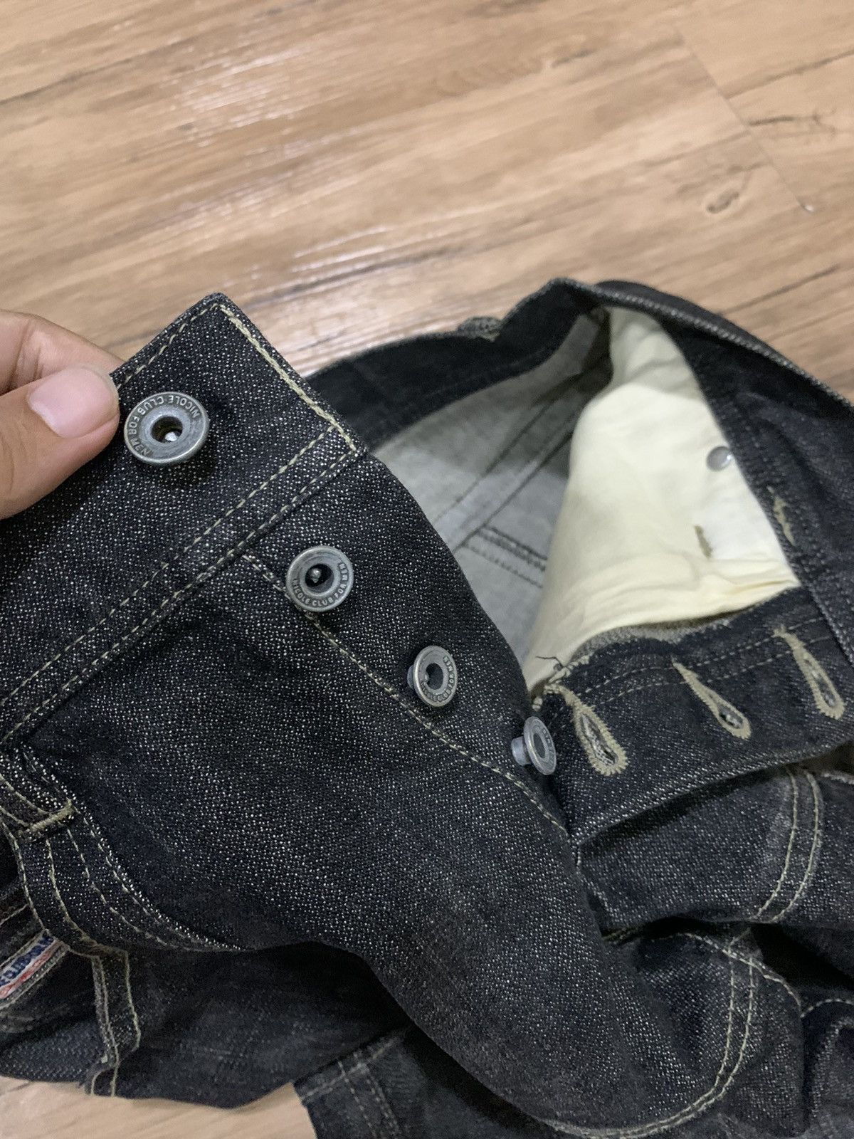 Other RARE NICOLE CLUB FOR MEN JAPANESE ARCHIVE JEANS Size US 30 / EU 46 - 11 Thumbnail