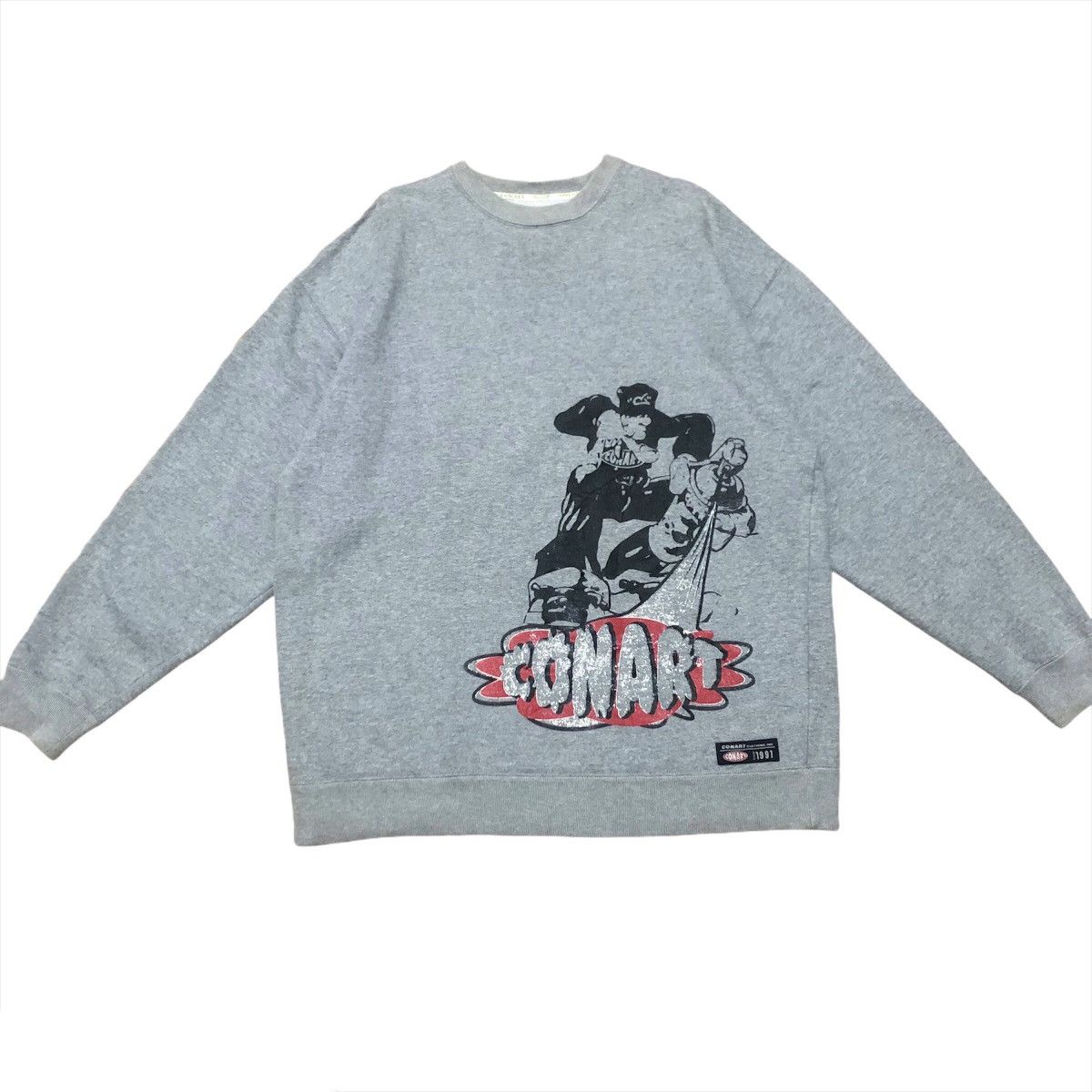 Rap Tees × Vintage Vintage Conart Hip Hop “Dope Shit” Art Sweatshirt Size US XL / EU 56 / 4 - 1 Thumbnail