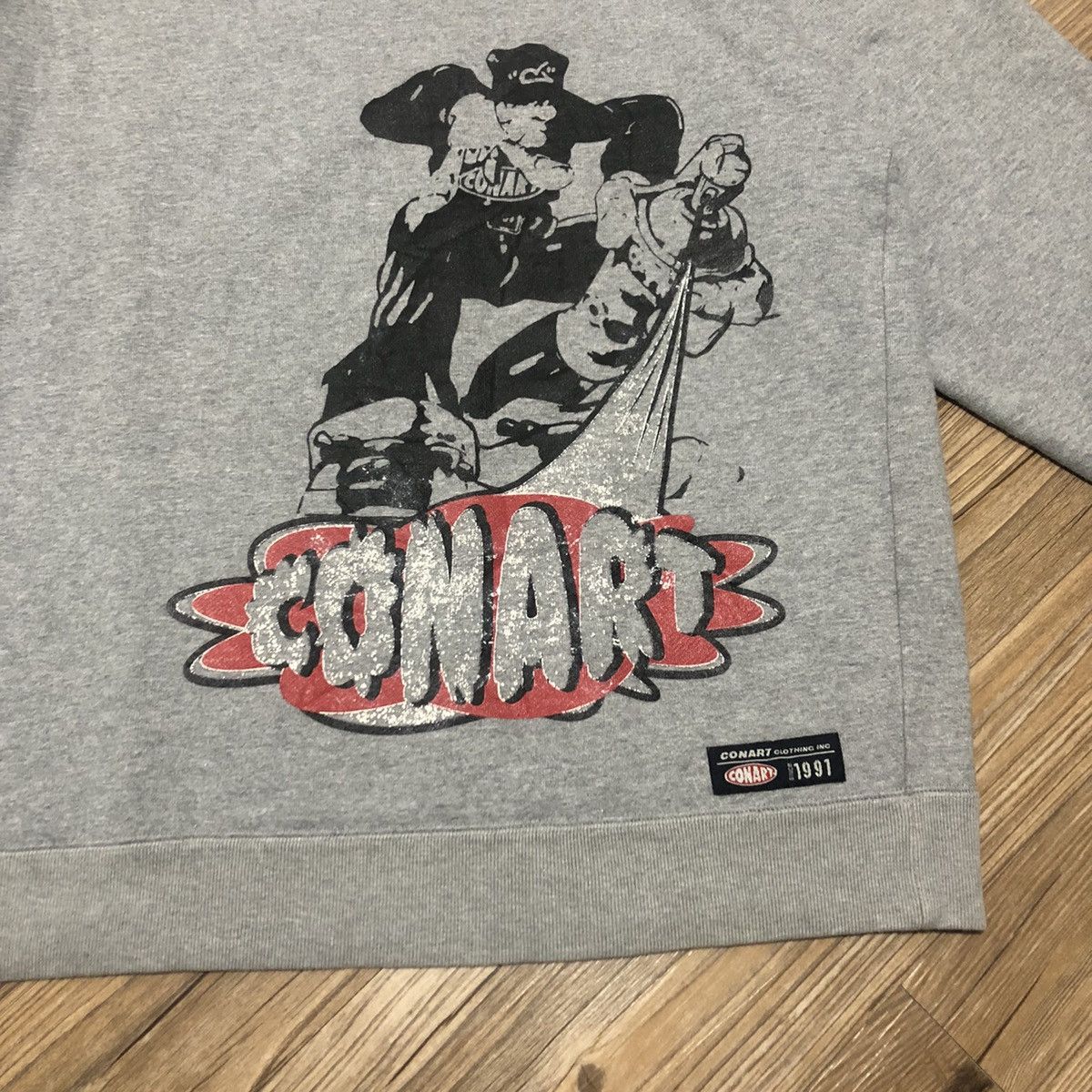 Rap Tees × Vintage Vintage Conart Hip Hop “Dope Shit” Art Sweatshirt Size US XL / EU 56 / 4 - 3 Thumbnail