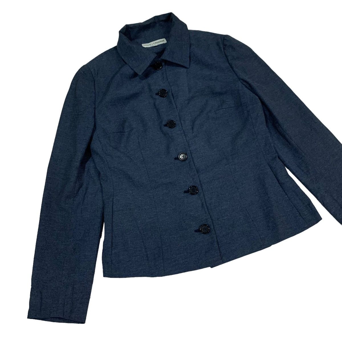 Dolce & Gabbana 🇮🇹Dolce & Gabbana Cotton Button Jacket Size S / US 4 / IT 40 - 4 Thumbnail