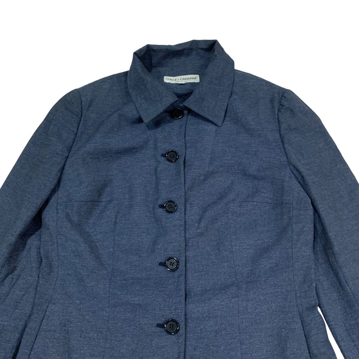 Dolce & Gabbana 🇮🇹Dolce & Gabbana Cotton Button Jacket Size S / US 4 / IT 40 - 5 Thumbnail
