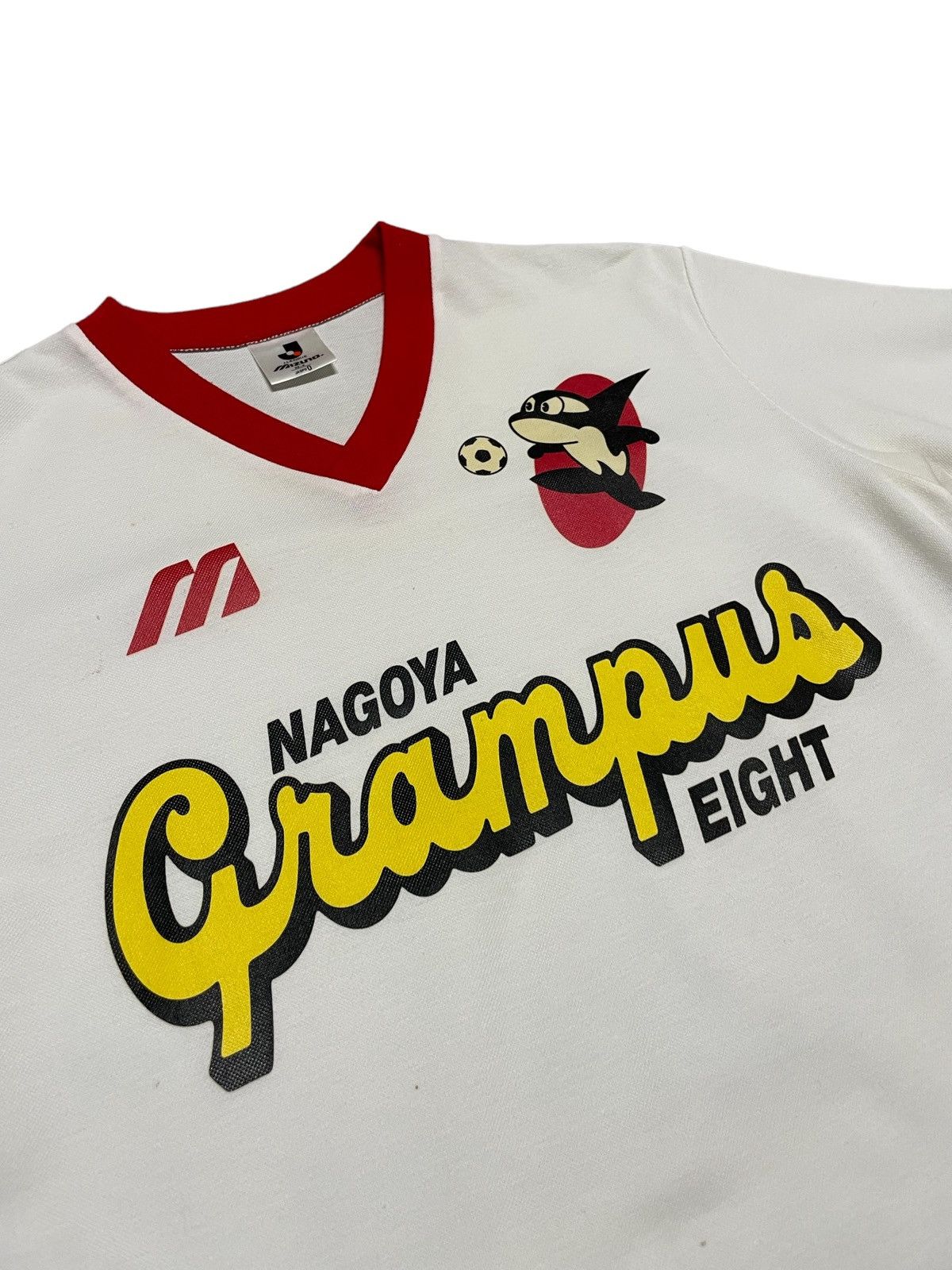 Japanese Brand Vintage 80s/90s Mizuno Nagoya Grampus Jersey Size US M / EU 48-50 / 2 - 2 Thumbnail