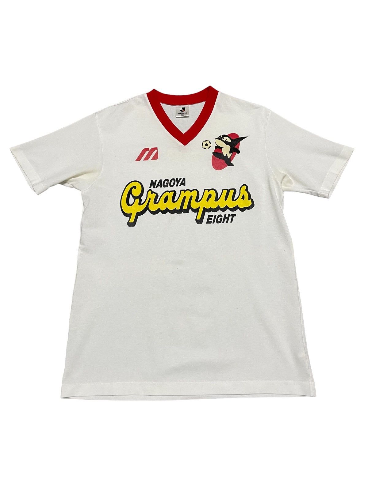 Japanese Brand Vintage 80s/90s Mizuno Nagoya Grampus Jersey Size US M / EU 48-50 / 2 - 1 Thumbnail