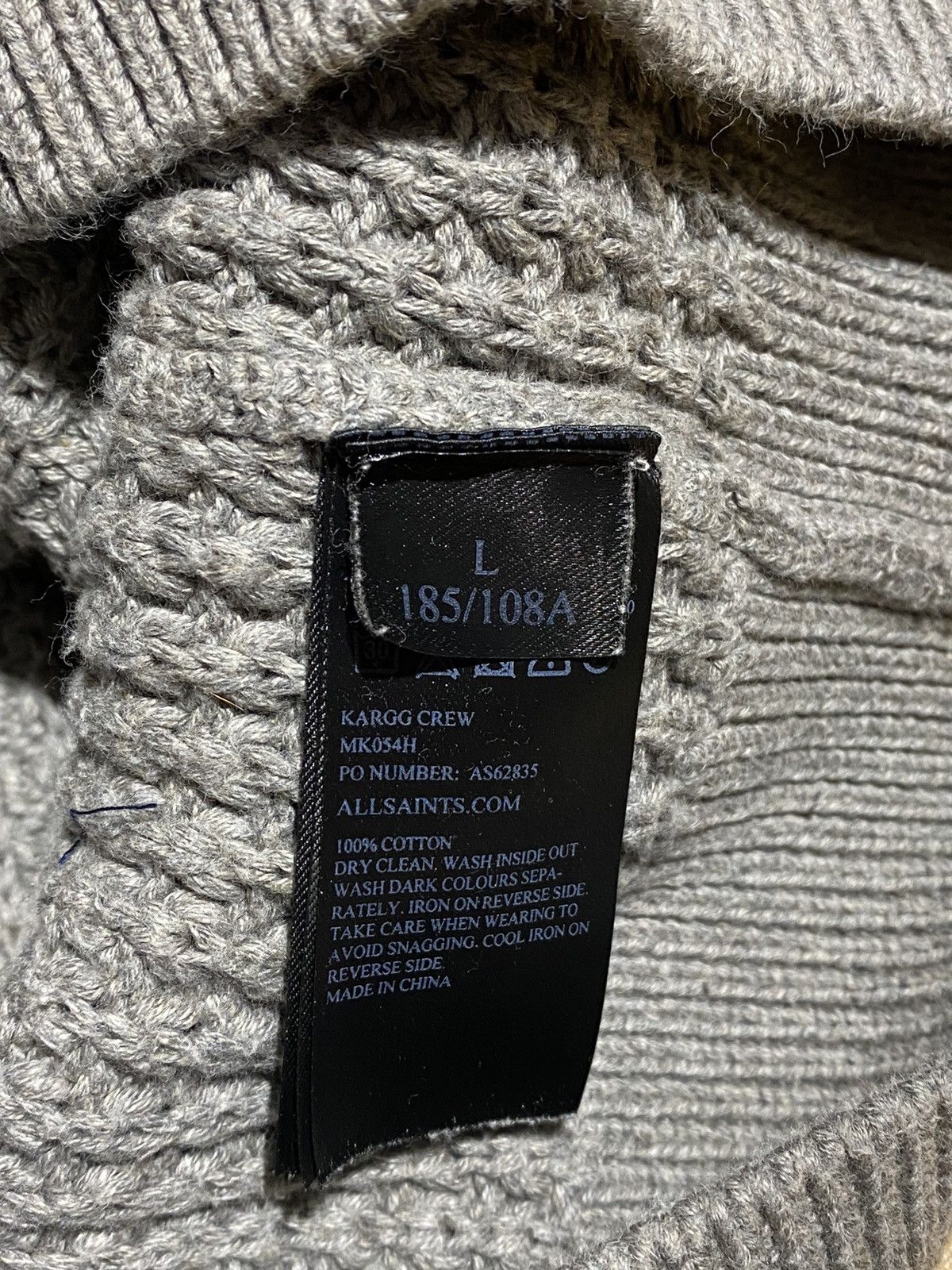 Allsaints × Vintage All Saints Knit Sweater Rare Size US L / EU 52-54 / 3 - 14 Thumbnail