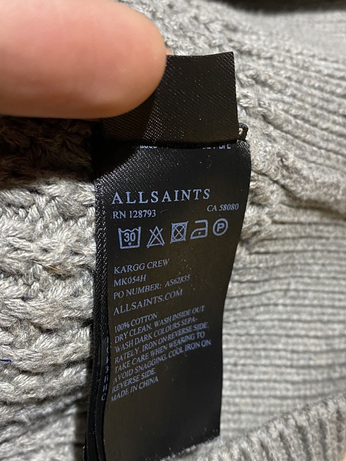 Allsaints × Vintage All Saints Knit Sweater Rare Size US L / EU 52-54 / 3 - 15 Thumbnail
