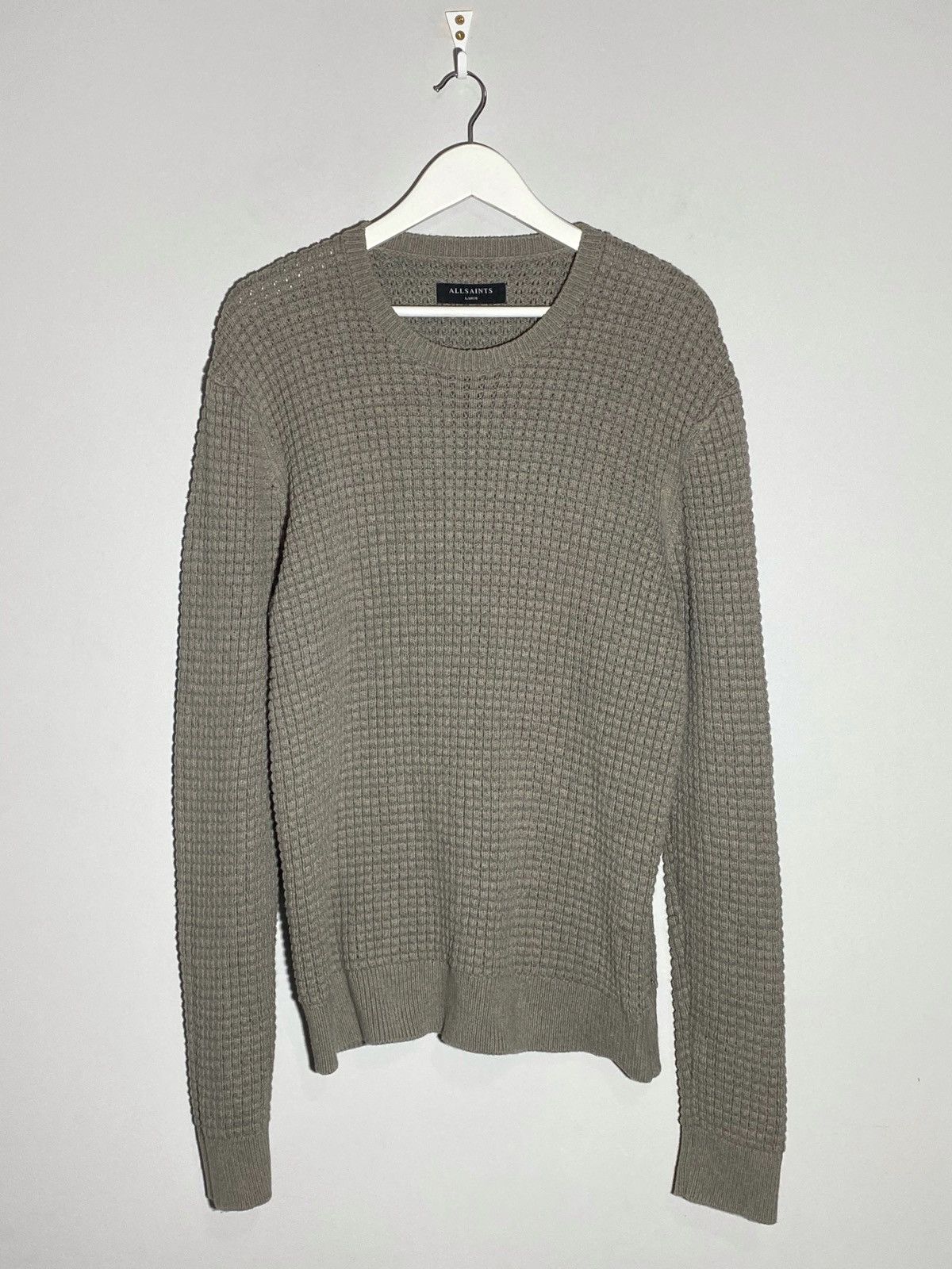 Allsaints × Vintage All Saints Knit Sweater Rare Size US L / EU 52-54 / 3 - 1 Thumbnail