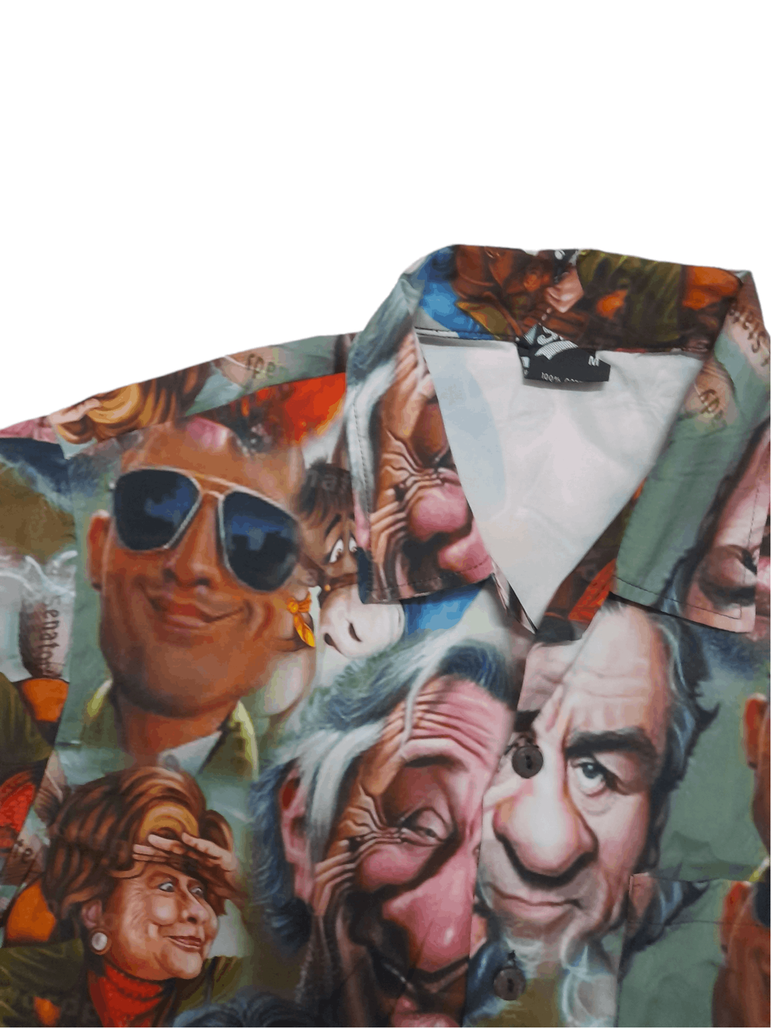 Anime × Cartoon Network Cartoon Robert de Niro Button down shirt (D910) Size US S / EU 44-46 / 1 - 4 Thumbnail