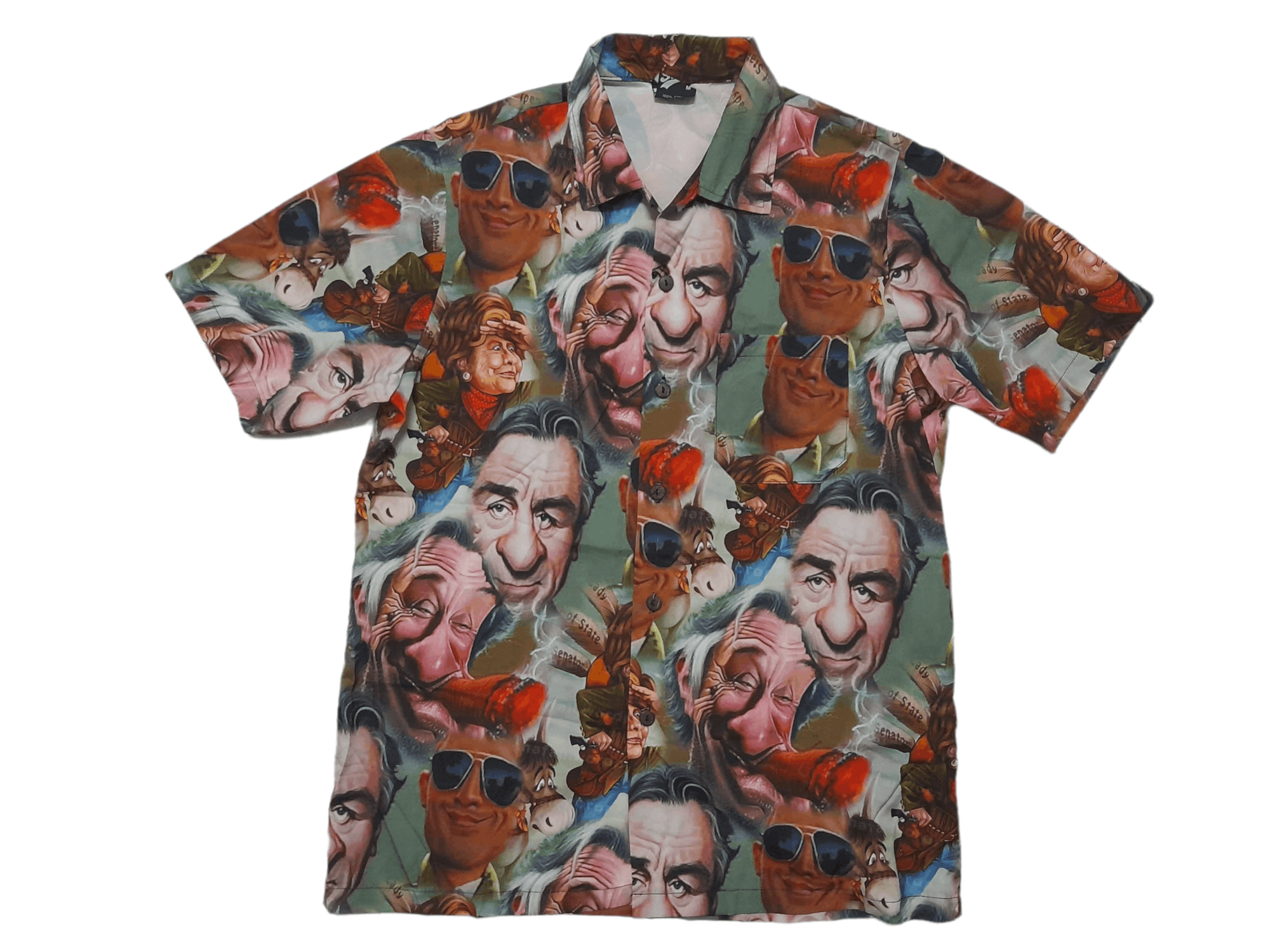 Anime × Cartoon Network Cartoon Robert de Niro Button down shirt (D910) Size US S / EU 44-46 / 1 - 1 Thumbnail