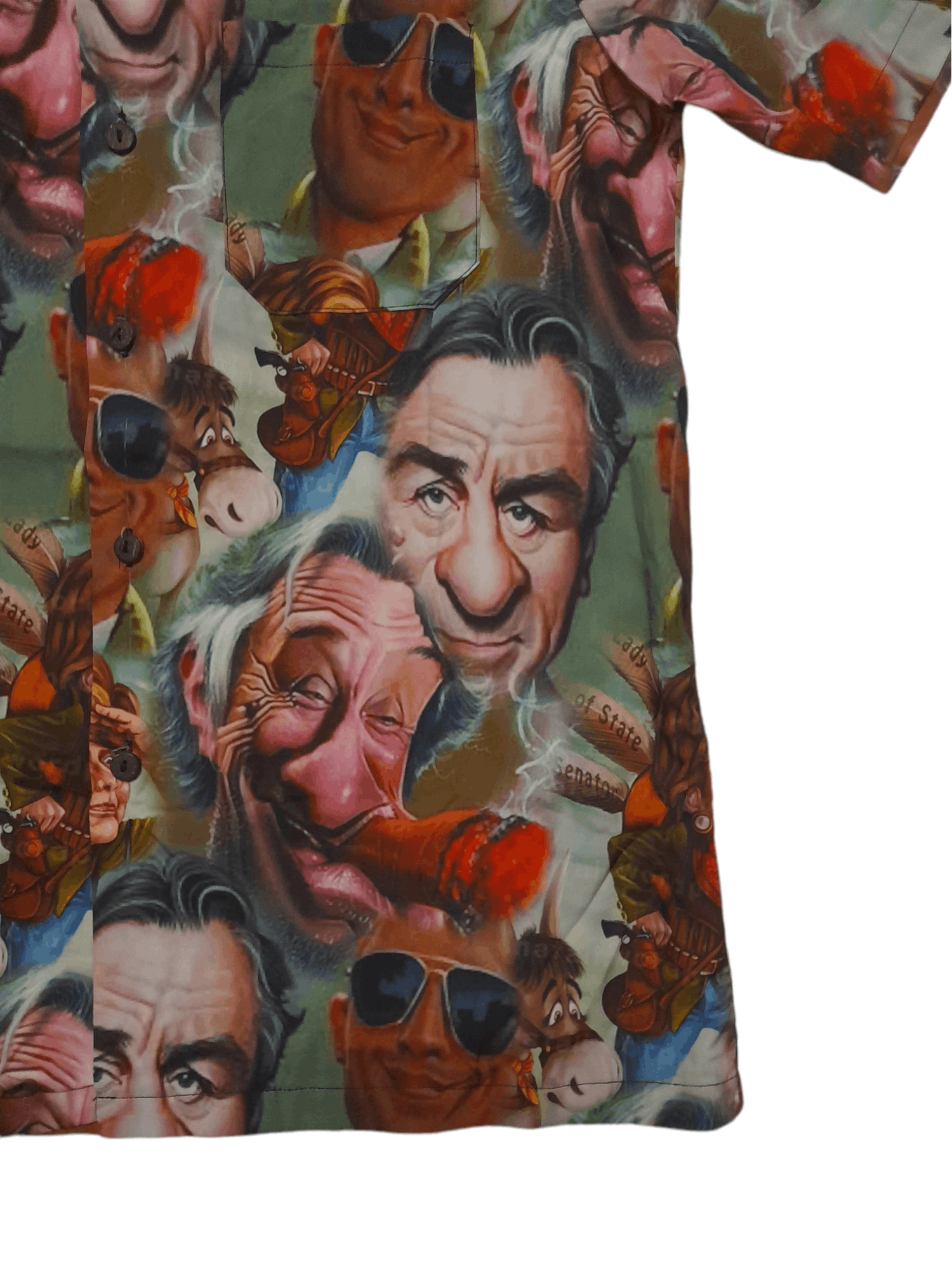 Anime × Cartoon Network Cartoon Robert de Niro Button down shirt (D910) Size US S / EU 44-46 / 1 - 3 Thumbnail