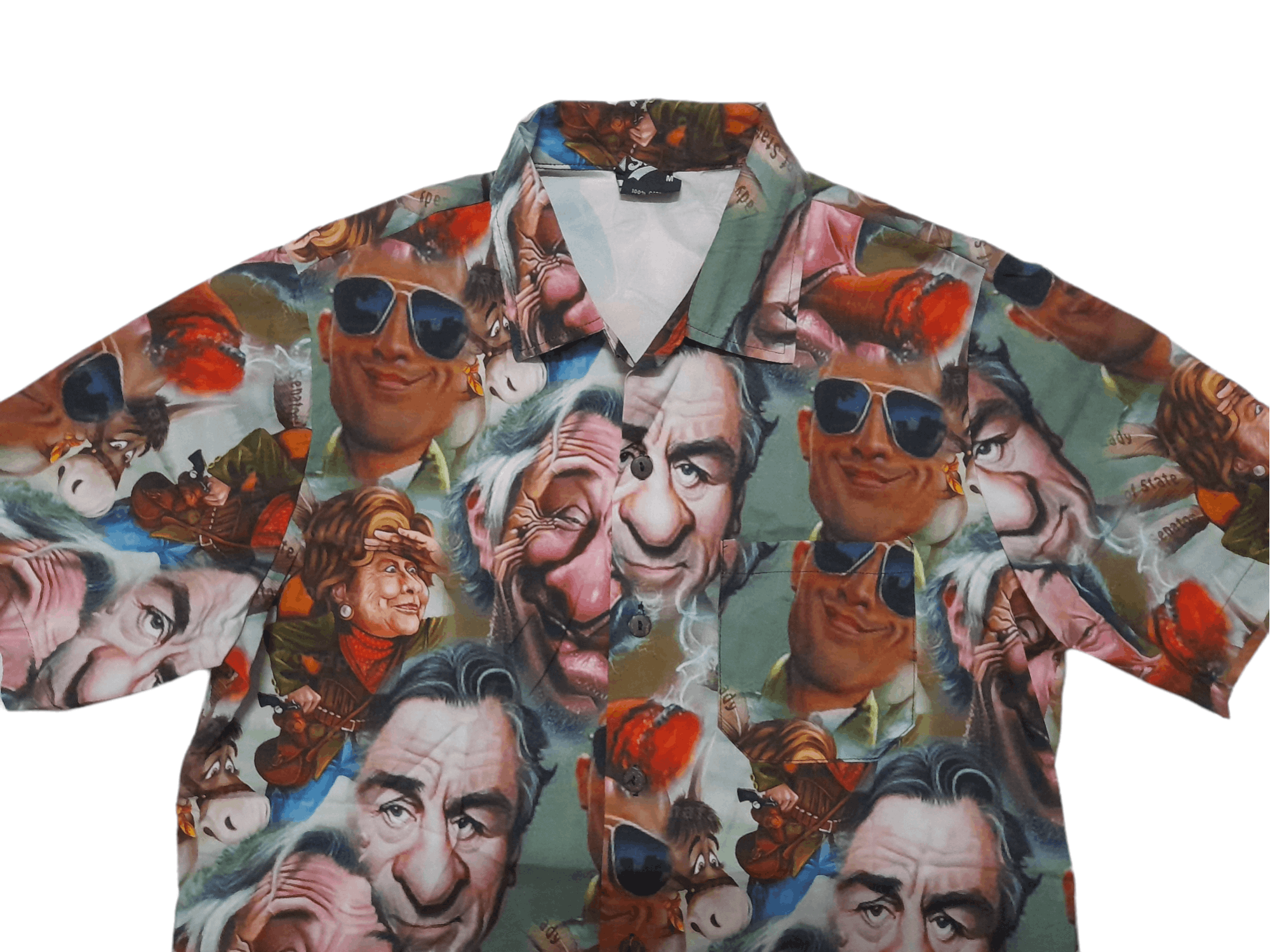 Anime × Cartoon Network Cartoon Robert de Niro Button down shirt (D910) Size US S / EU 44-46 / 1 - 2 Thumbnail