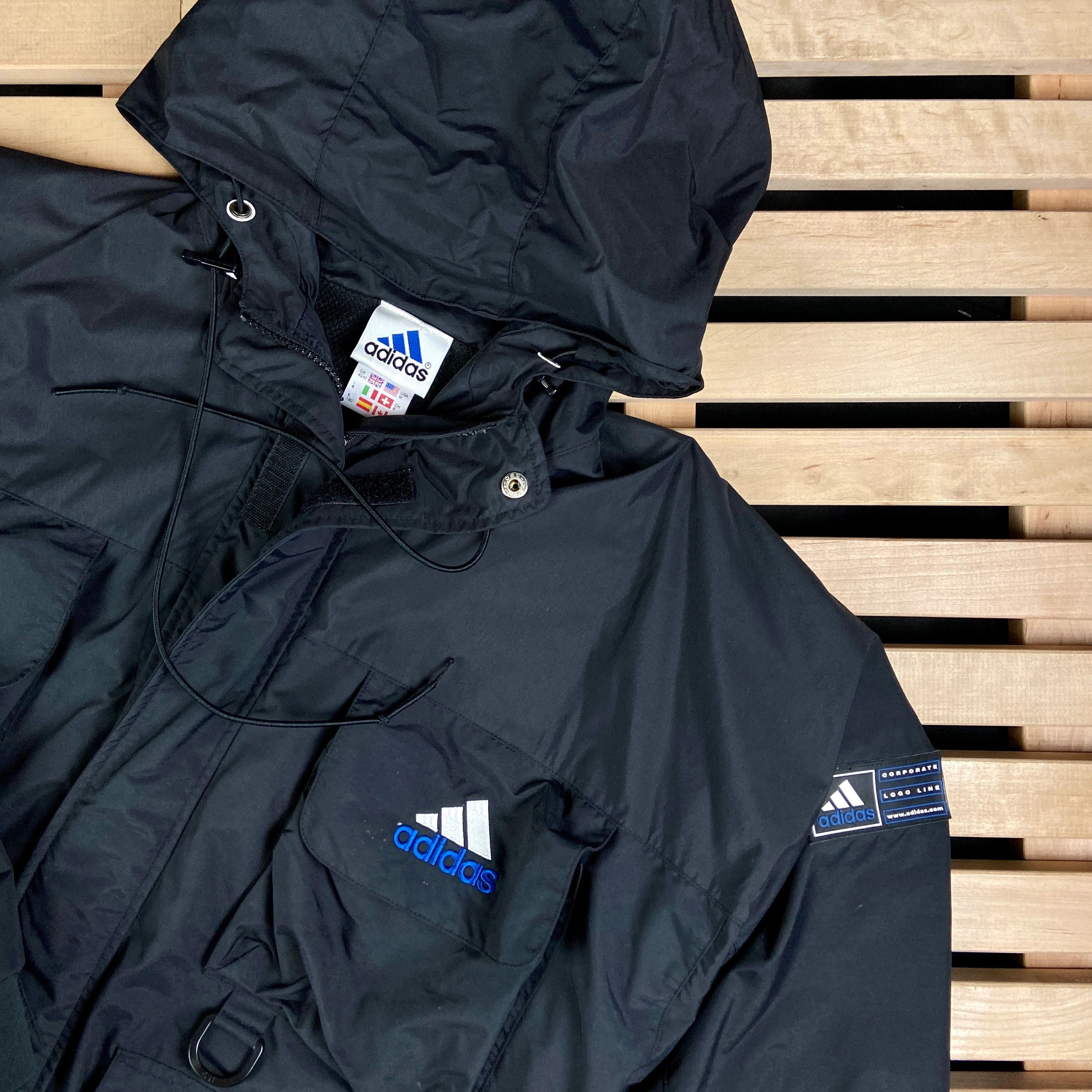 Adidas × Vintage Mens Hooded Jacket Adidas Vintage Size M Size US M / EU 48-50 / 2 - 2 Thumbnail