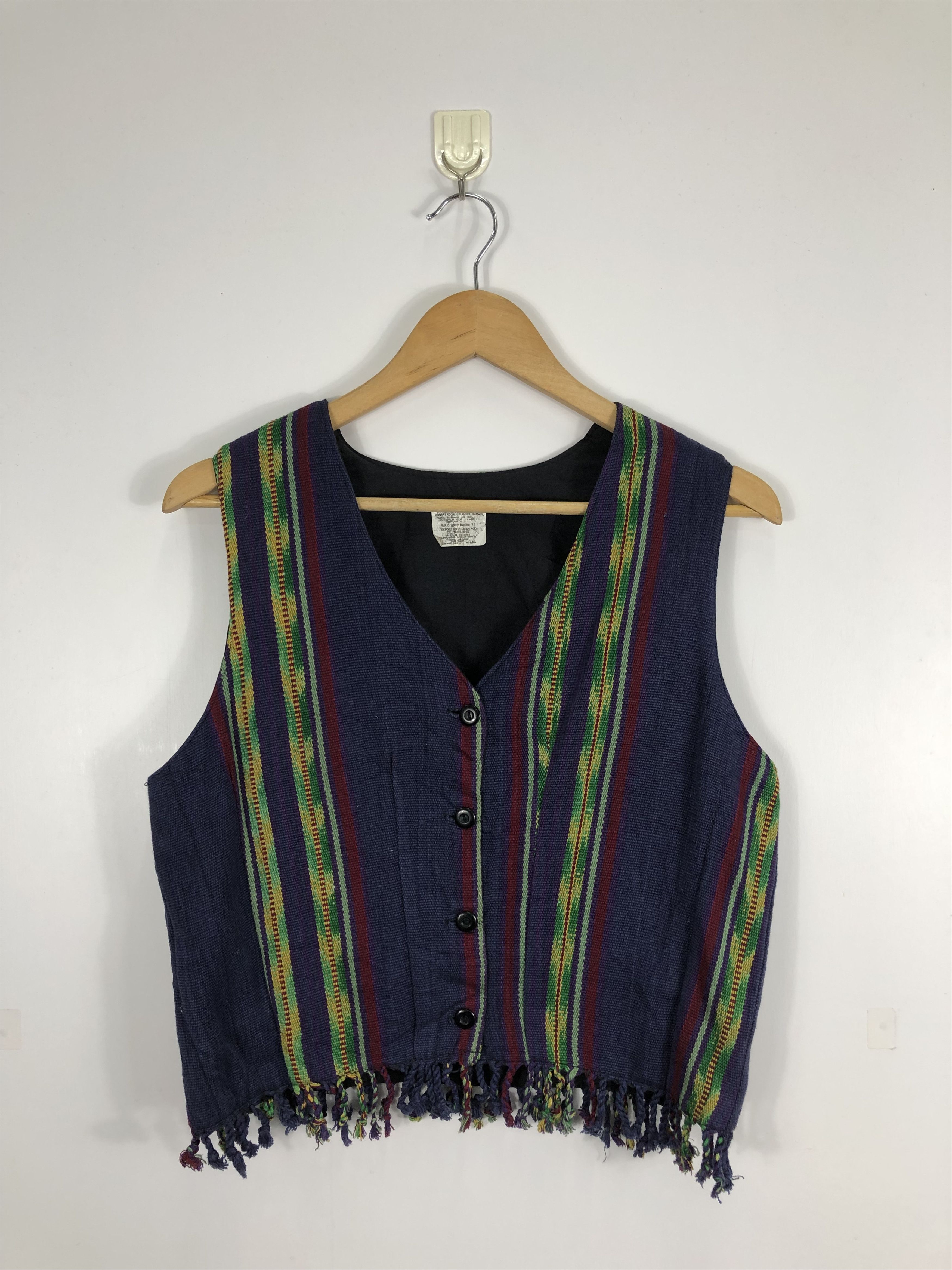 Japanese Brand Vintage Japanese Brand Vests Knitted J0591 Size US M / EU 48-50 / 2 - 1 Thumbnail
