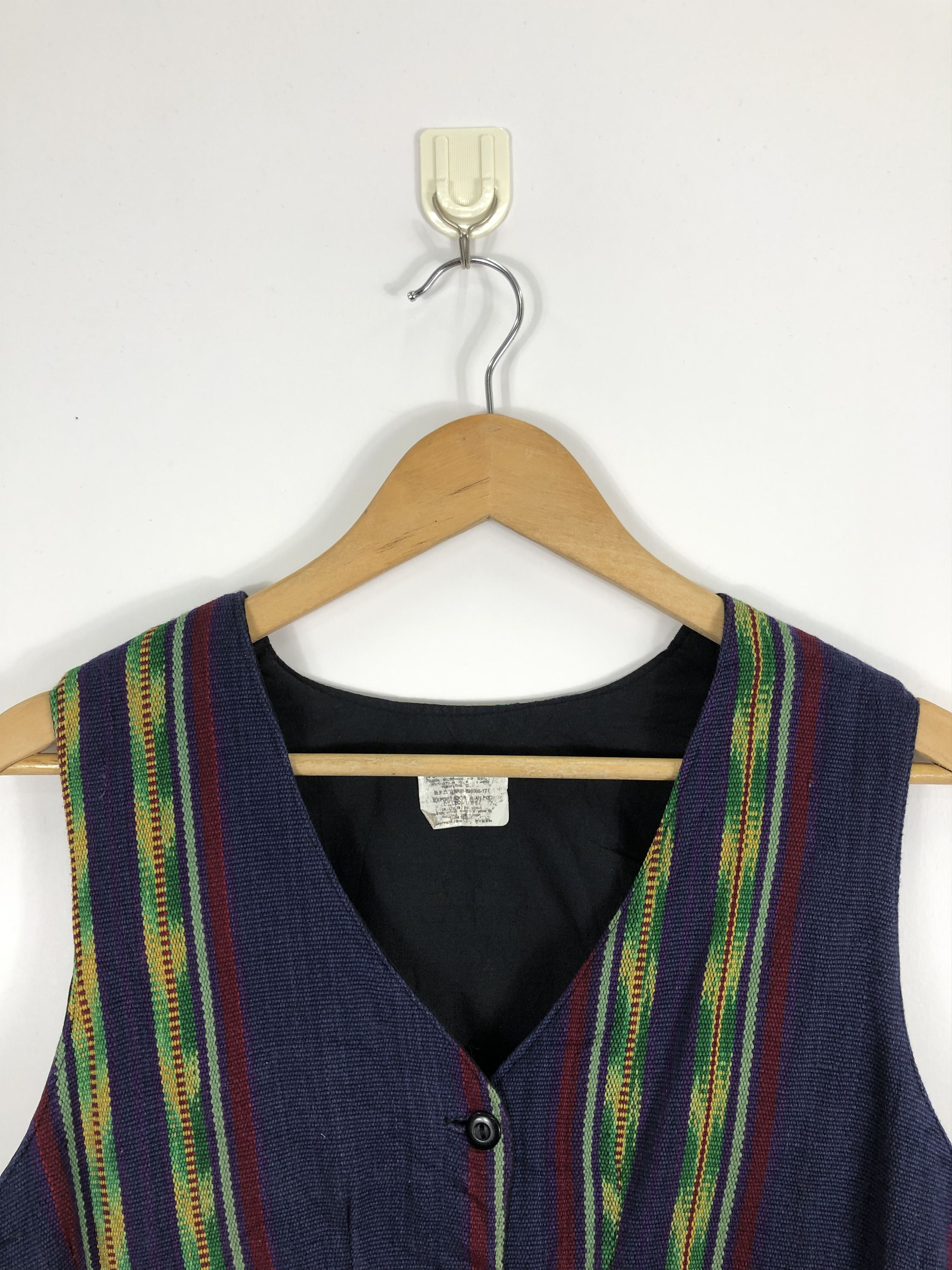 Japanese Brand Vintage Japanese Brand Vests Knitted J0591 Size US M / EU 48-50 / 2 - 2 Thumbnail