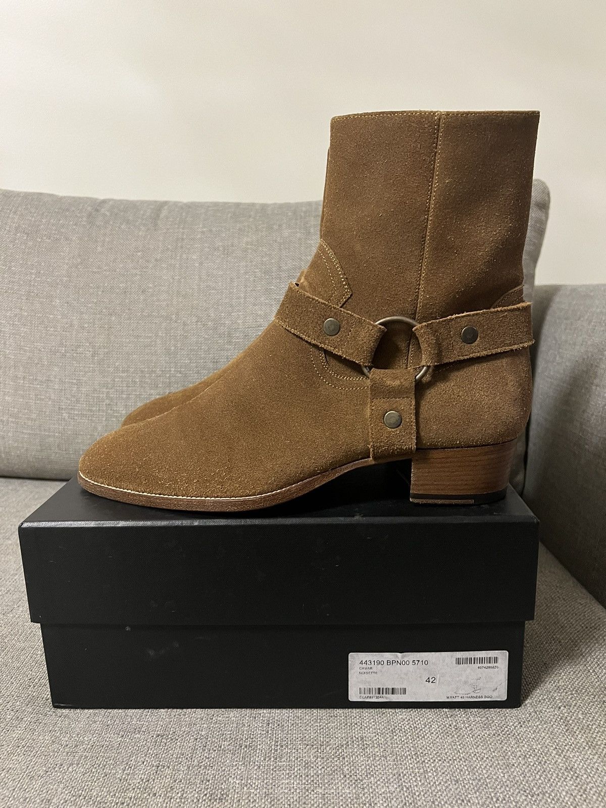 Saint Laurent Paris エディ期 Wyatt Boots 42 SAINT LAURENT Wyatt Leather Chelsea Boots for Men | MR PORTER