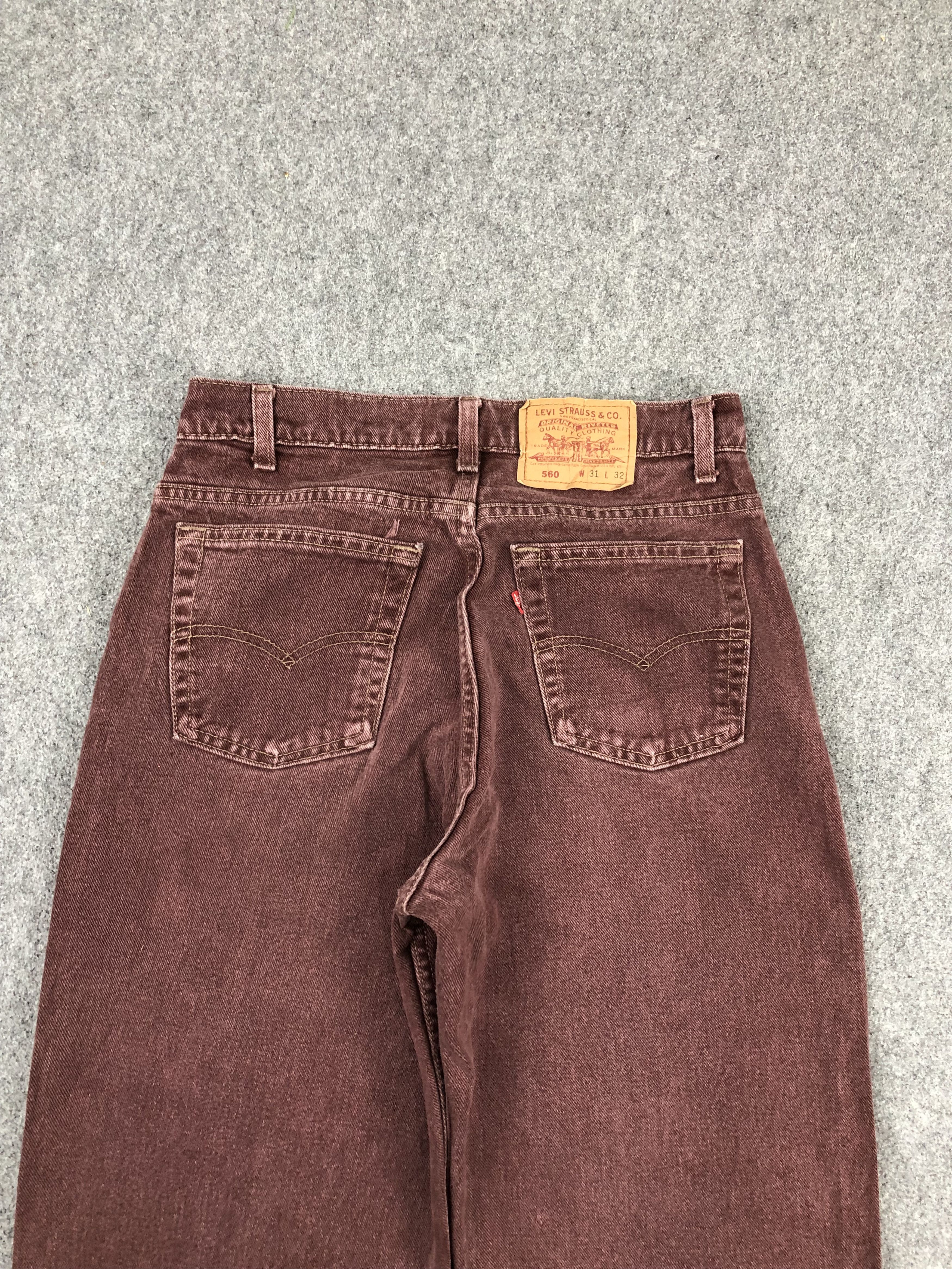 Levi's Vintage Levis 560 Denim DP1415 Size US 31 - 4 Thumbnail