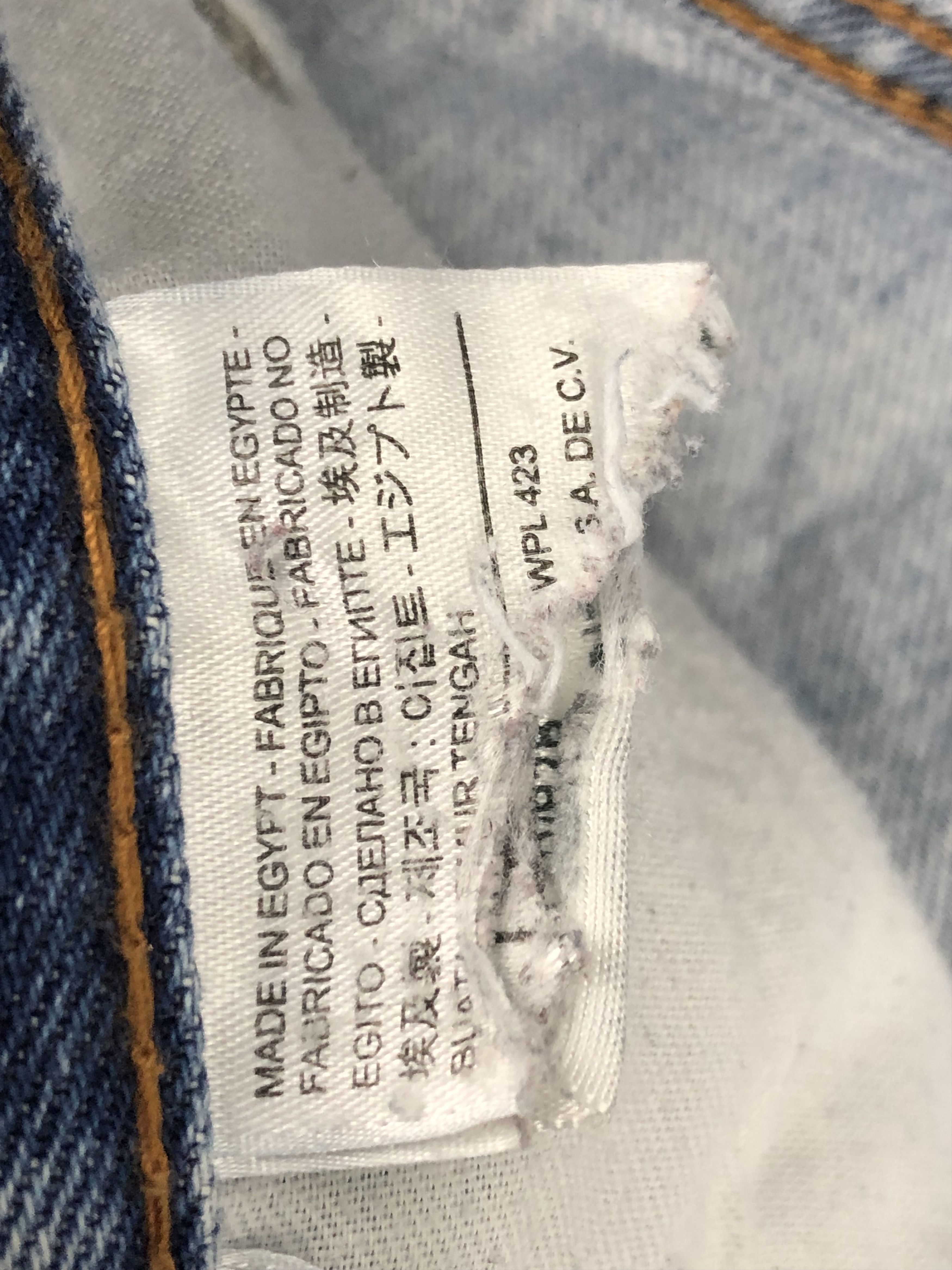 Levi's Faded Blue Vintage Levis 505 Jeans DP1414 Size US 36 / EU 52 - 12 Thumbnail