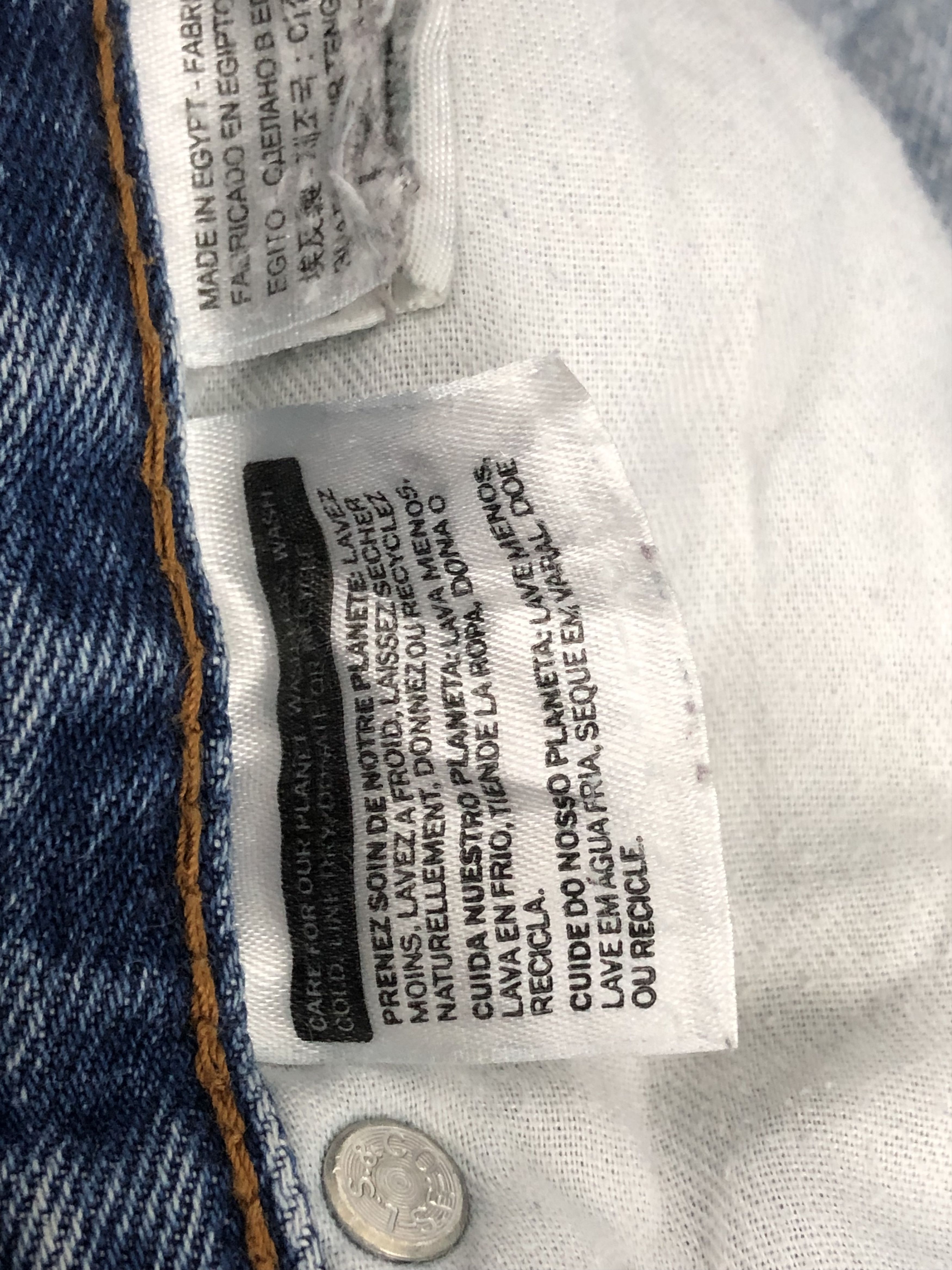 Levi's Faded Blue Vintage Levis 505 Jeans DP1414 Size US 36 / EU 52 - 11 Thumbnail