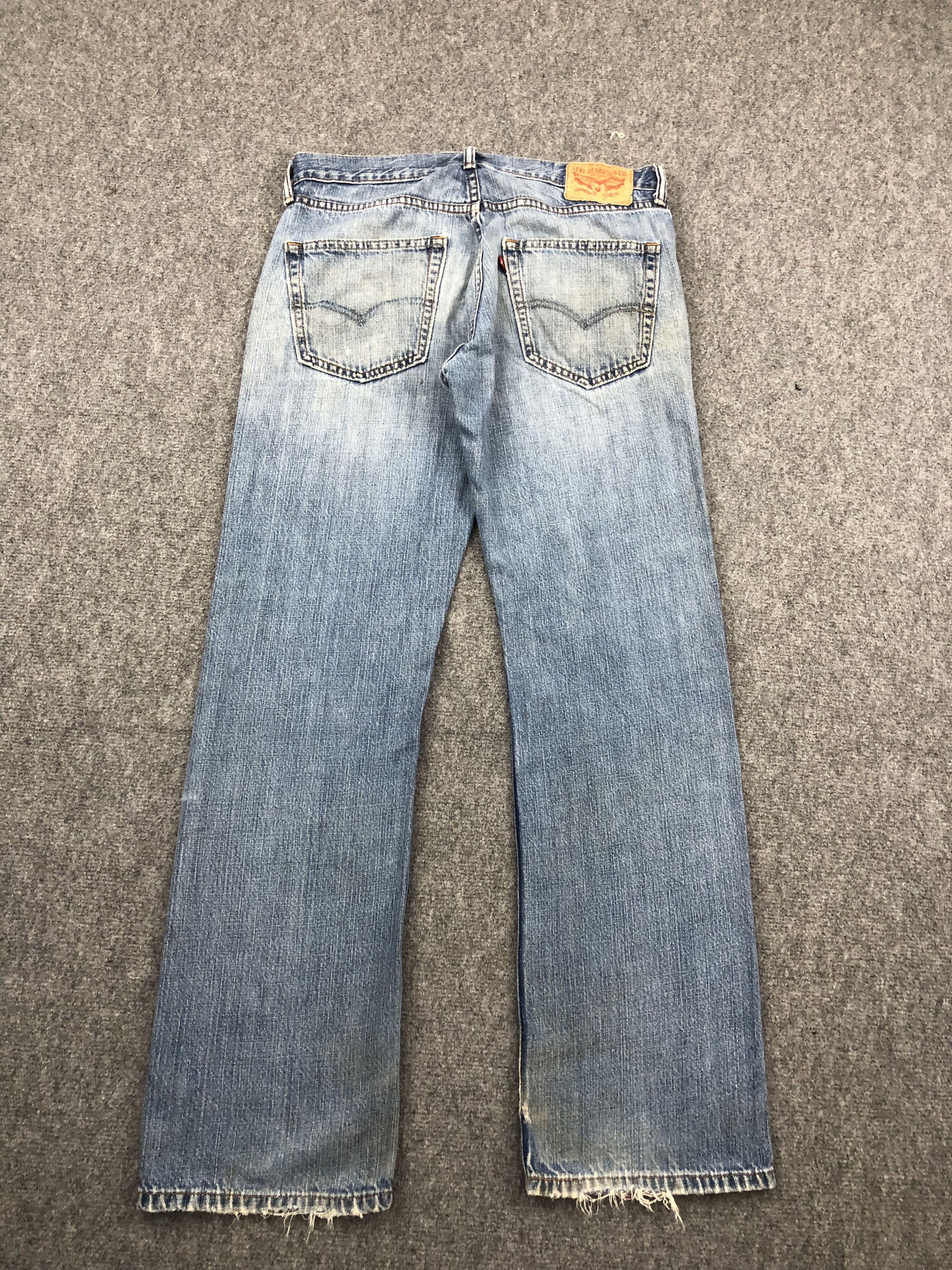 Levi's Faded Blue Vintage Levis 559 Jeans DP1412 Size US 33 - 3 Thumbnail