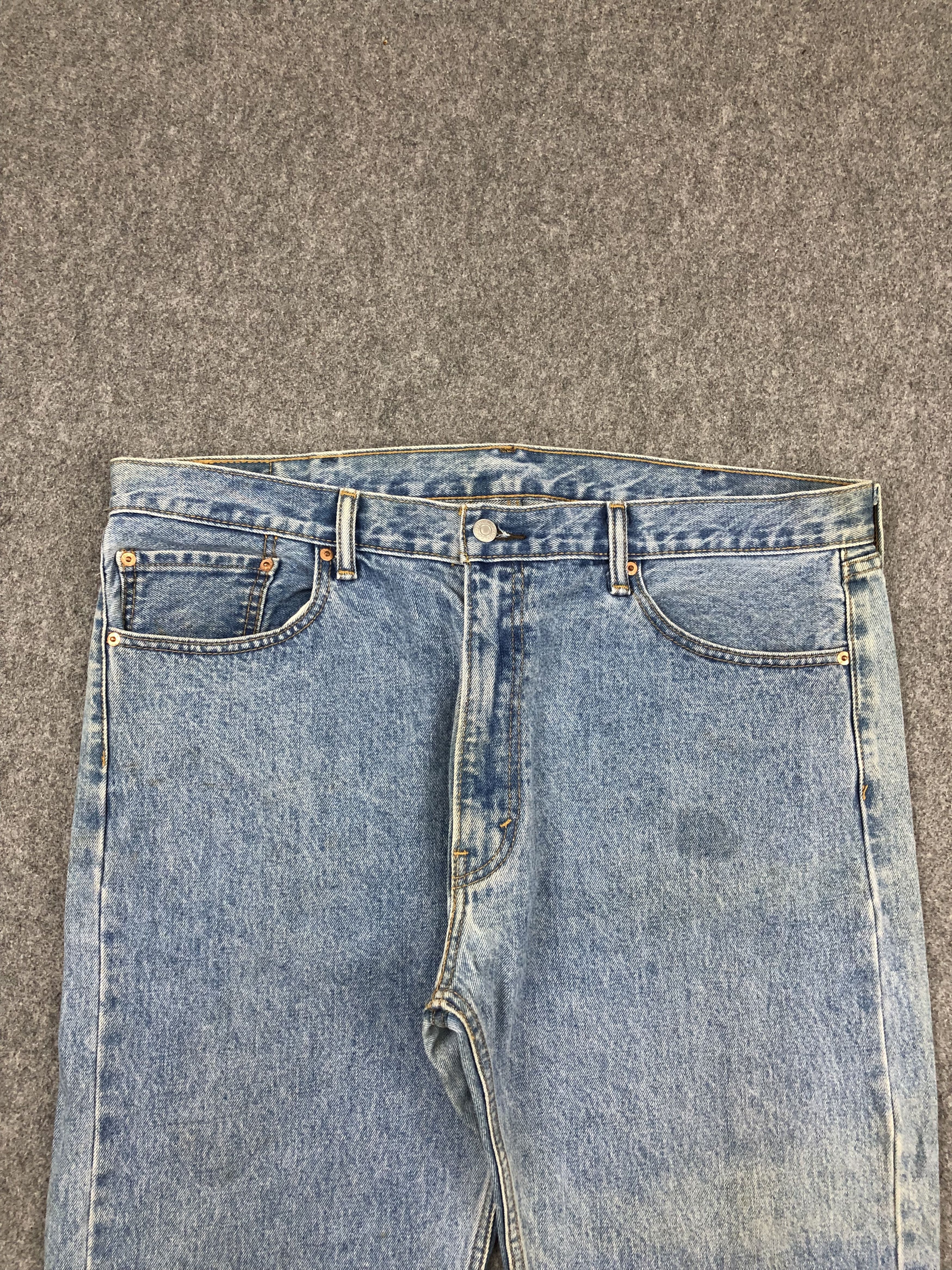 Levi's Vintage Levis 505 Light Wash Jeans DP1404 Size US 41 - 2 Thumbnail